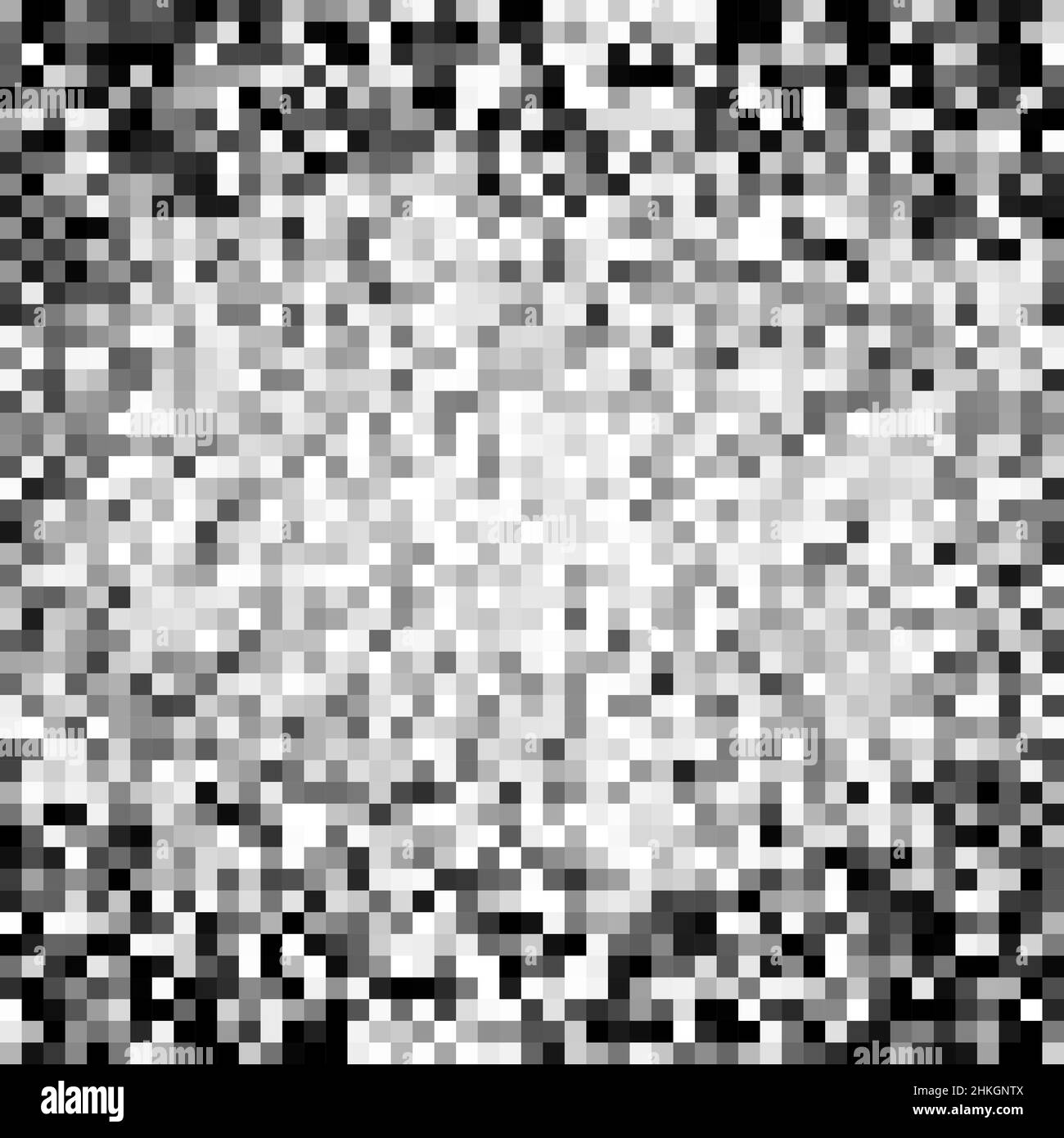 Pixel Art Hintergrund. Vector Illustration. Abstrakte Muster mit quadratischen Pixeln. Mosaik Hintergrund Stock Vektor