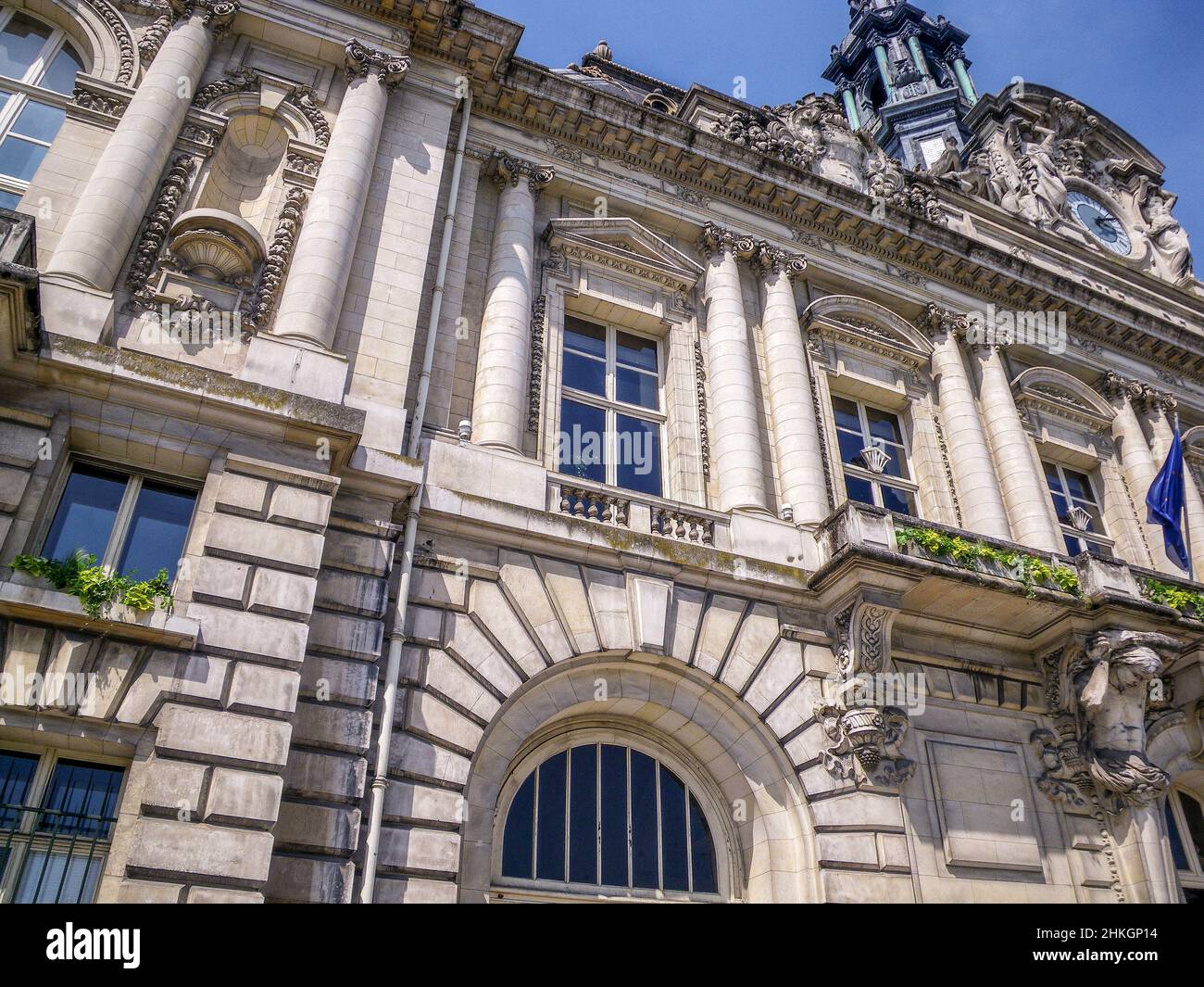 „Hotel de Ville“, Tours Stockfoto