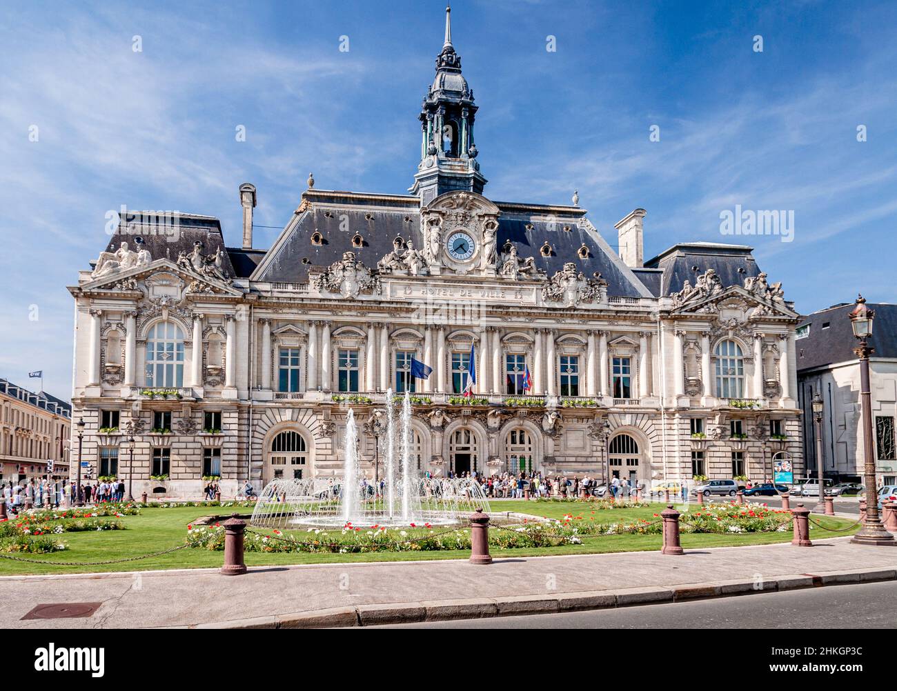 Hotel de Ville (Rathaus), Tours, Frankreich Stockfoto