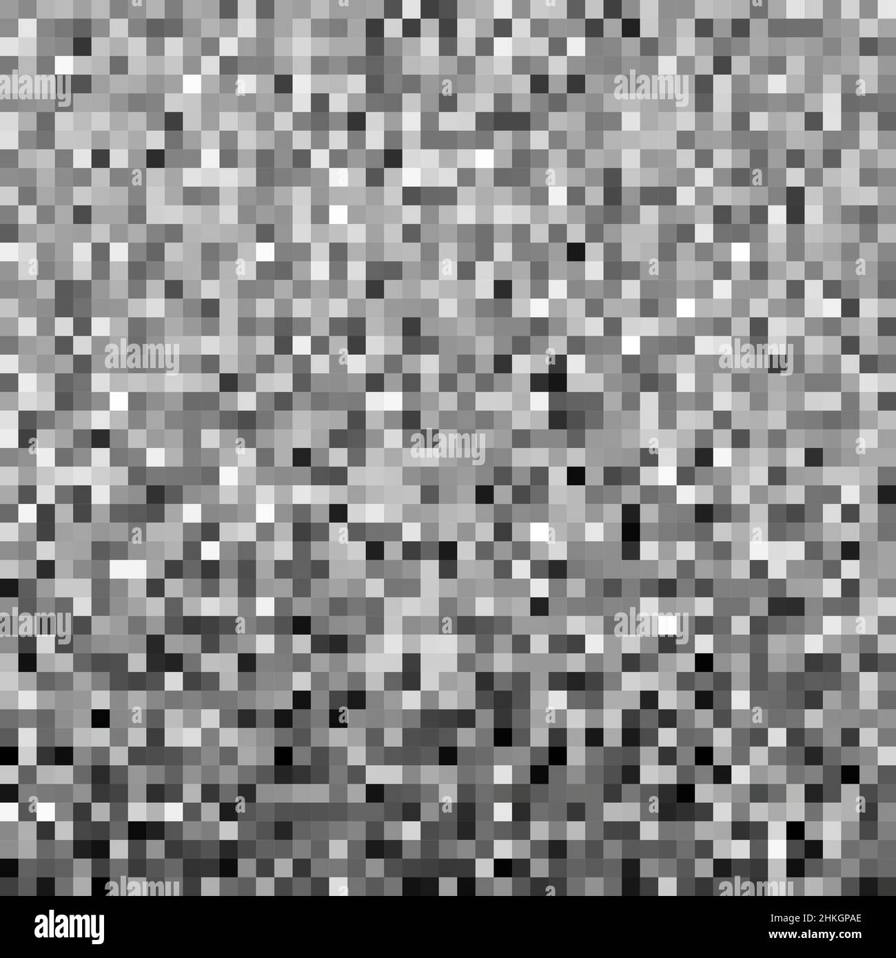 Pixel Art Hintergrund. Vector Illustration. Abstrakte Muster mit quadratischen Pixeln. Mosaik Hintergrund Stock Vektor