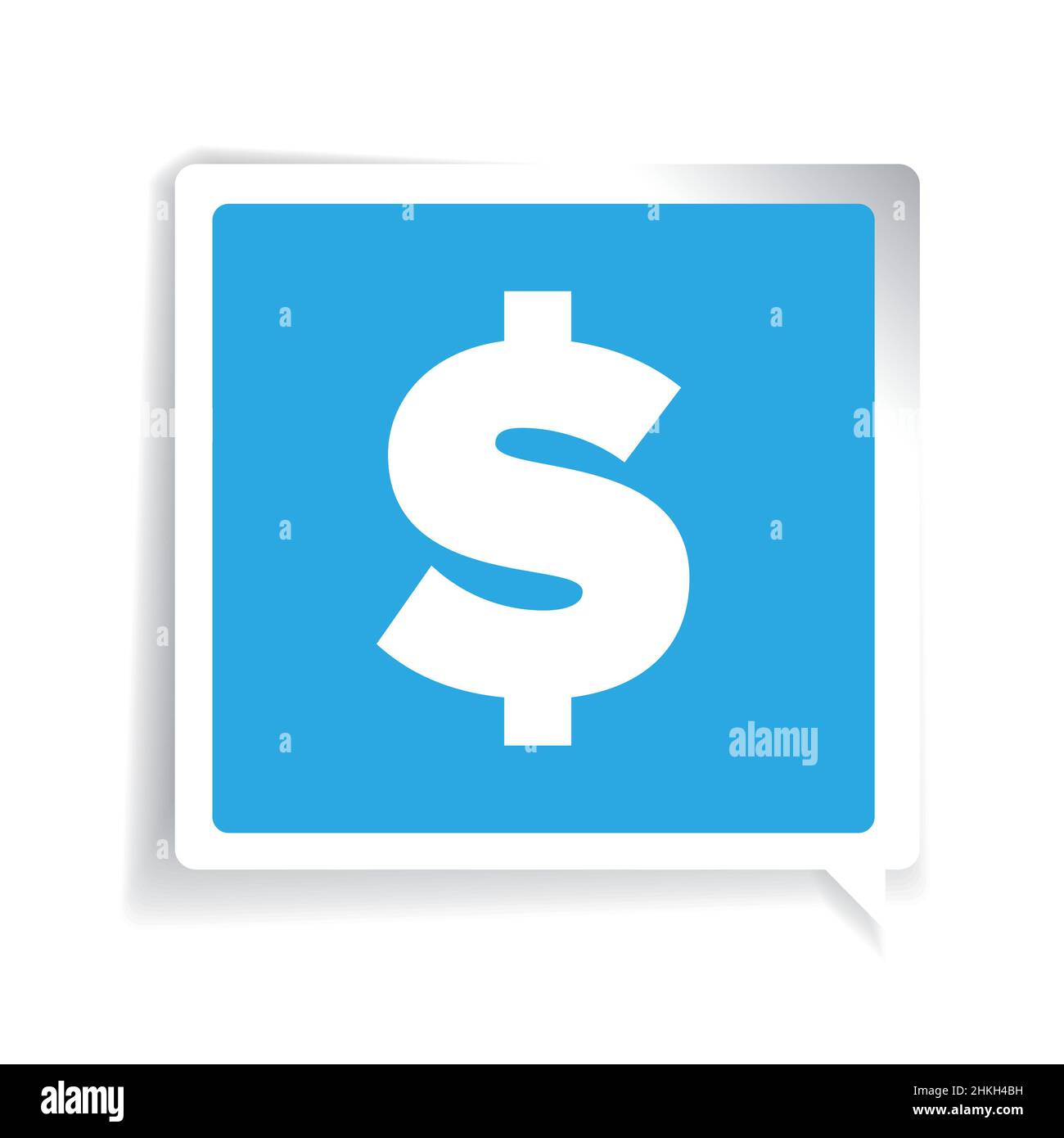 Vektor des Dollarzeichens Stock Vektor