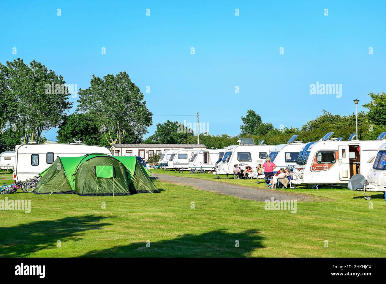 Ferienpark Land Wiesen, Anker Lane, Ingoldmells, Skegness, Lincolnshire, England, Vereinigtes Königreich Stockfoto