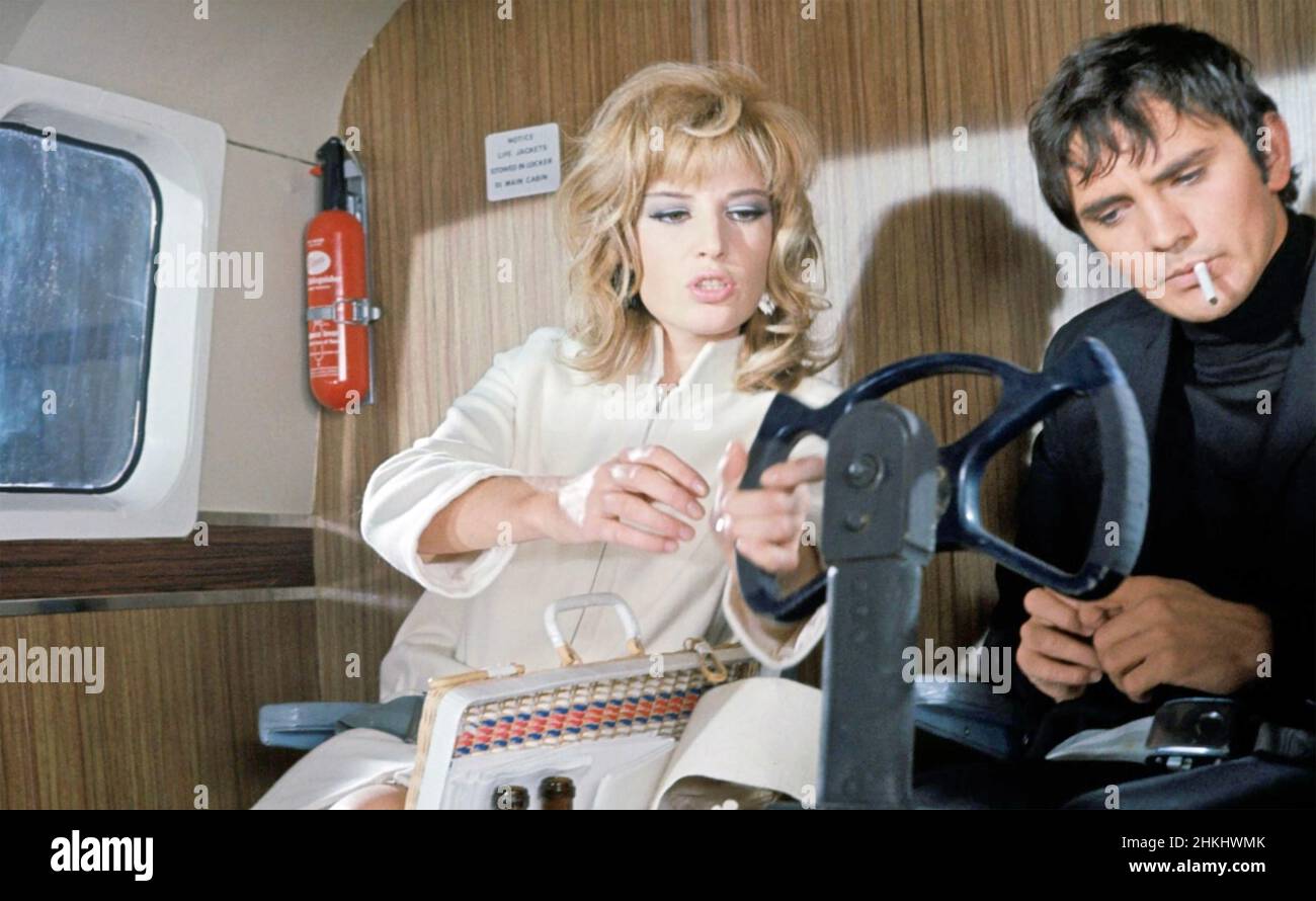 MODESTY BLAISE 1966 20th Century Fox Film mit Monica Vitti und Terence Stamp Stockfoto