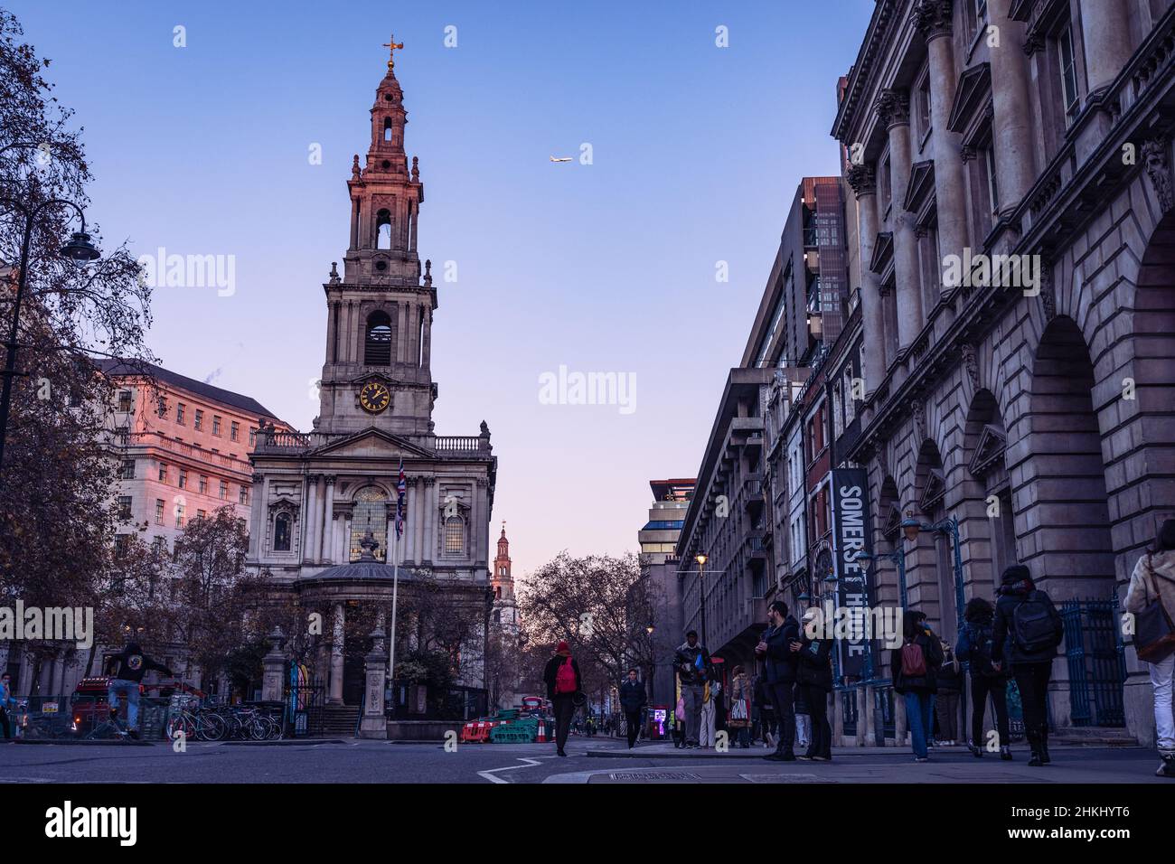 St. Mary Le Strand Church, London Stockfoto