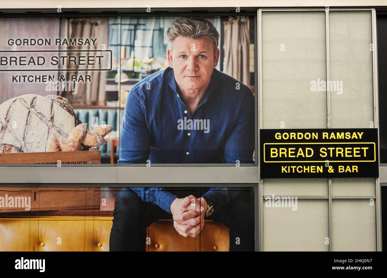 Gordon Ramsey kündigt die Eröffnung einer neuen Bread Street Kitchen & Bar im Stadtzentrum von Liverpool an Stockfoto