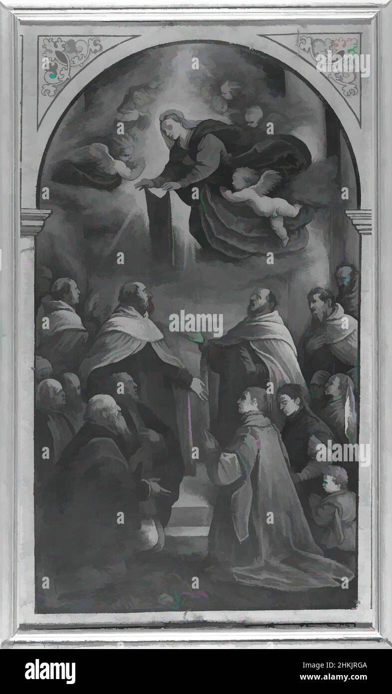 Kunst inspiriert von zweiseitigem Prozessionsbanner, Leandro dal Ponte, genannt Leandro Bassano und Workshop, Italienisch, Venezianische Schule, 1557-1622, Öl auf Leinwand, Italien, Anfang des 17th. Jahrhunderts, 44 x 26 cm, Klassische Werke, die von Artotop mit einem Schuss Moderne modernisiert wurden. Formen, Farbe und Wert, auffällige visuelle Wirkung auf Kunst. Emotionen durch Freiheit von Kunstwerken auf zeitgemäße Weise. Eine zeitlose Botschaft, die eine wild kreative neue Richtung verfolgt. Künstler, die sich dem digitalen Medium zuwenden und die Artotop NFT erschaffen Stockfoto