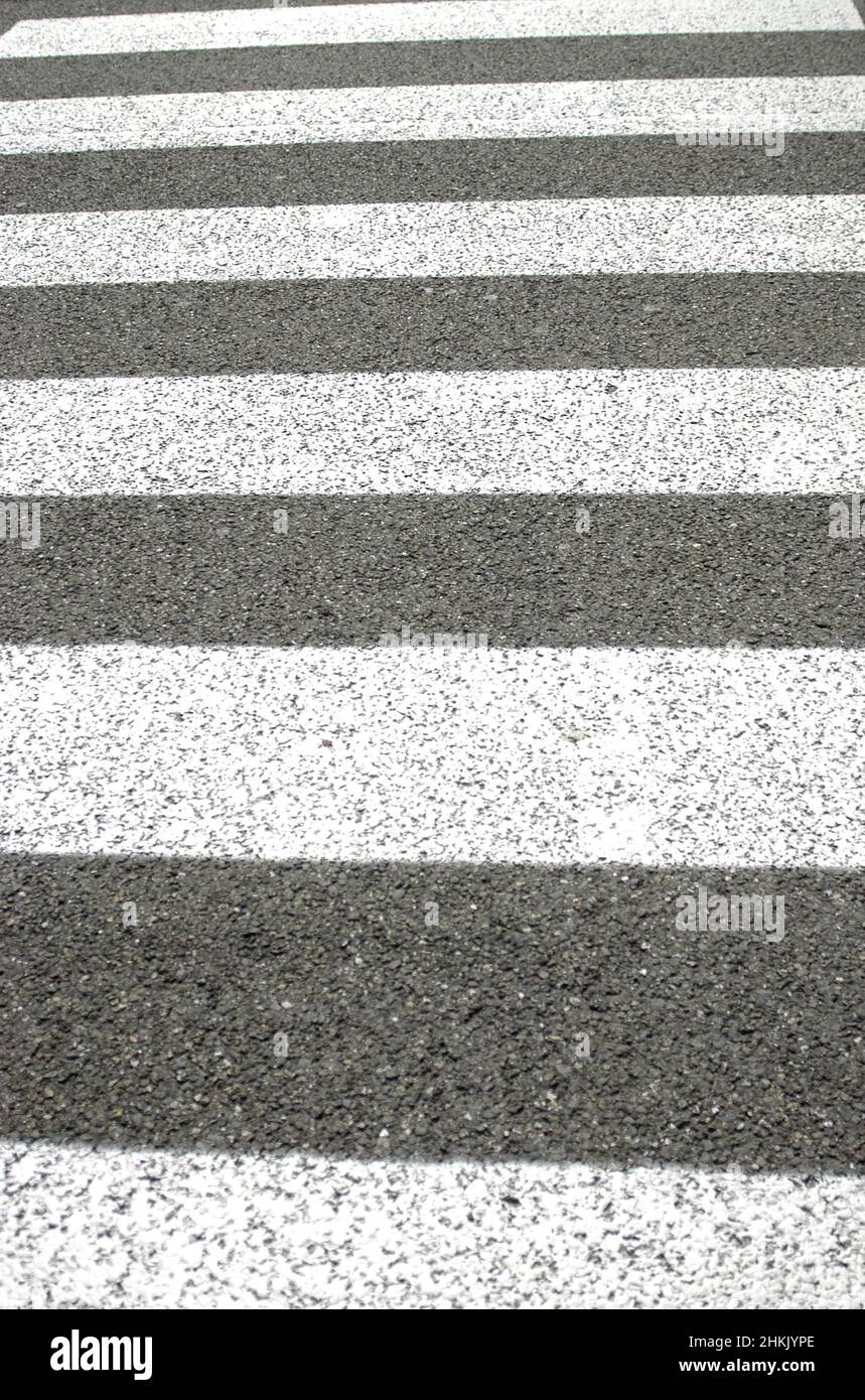 zebrastreifen, Fußgängerüberweg, Deutschland Stockfoto