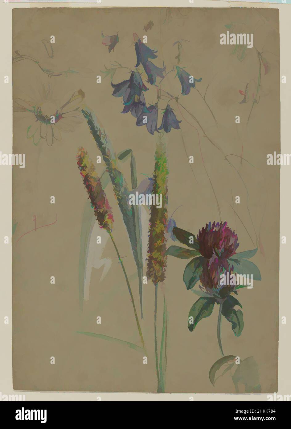 Art Inspired by Flower Study, William Trost Richards, American, 1833-1905, opakes Aquarell und Graphit auf mäßig dickem, leicht strukturiertem braunem Wove-Papier, 9.-14. Juli 1860, Blatt: 8 1/8 x 5 5/8 Zoll, 20,6 x 14,3 cm, amerikanisch, botanisch, botanisch, botanisch, kattail, Zeichnung, feine Linien, Klassische Werke, die von Artotop mit einem Schuss Moderne modernisiert wurden. Formen, Farbe und Wert, auffällige visuelle Wirkung auf Kunst. Emotionen durch Freiheit von Kunstwerken auf zeitgemäße Weise. Eine zeitlose Botschaft, die eine wild kreative neue Richtung verfolgt. Künstler, die sich dem digitalen Medium zuwenden und die Artotop NFT erschaffen Stockfoto Art Inspired by Flower Study, William Trost Richards, American, 1833-1905, opakes Aquarell und Graphit auf mäßig dickem, leicht strukturiertem braunem Wove-Papier, 9.-14. Juli 1860, Blatt: 8 1/8 x 5 5/8 Zoll, 20,6 x 14,3 cm, amerikanisch, botanisch, botanisch, botanisch, kattail, Zeichnung, feine Linien, Klassische Werke, die von Artotop mit einem Schuss Moderne modernisiert wurden. Formen, Farbe und Wert, auffällige visuelle Wirkung auf Kunst. Emotionen durch Freiheit von Kunstwerken auf zeitgemäße Weise. Eine zeitlose Botschaft, die eine wild kreative neue Richtung verfolgt. Künstler, die sich dem digitalen Medium zuwenden und die Artotop NFT erschaffen Stockfoto