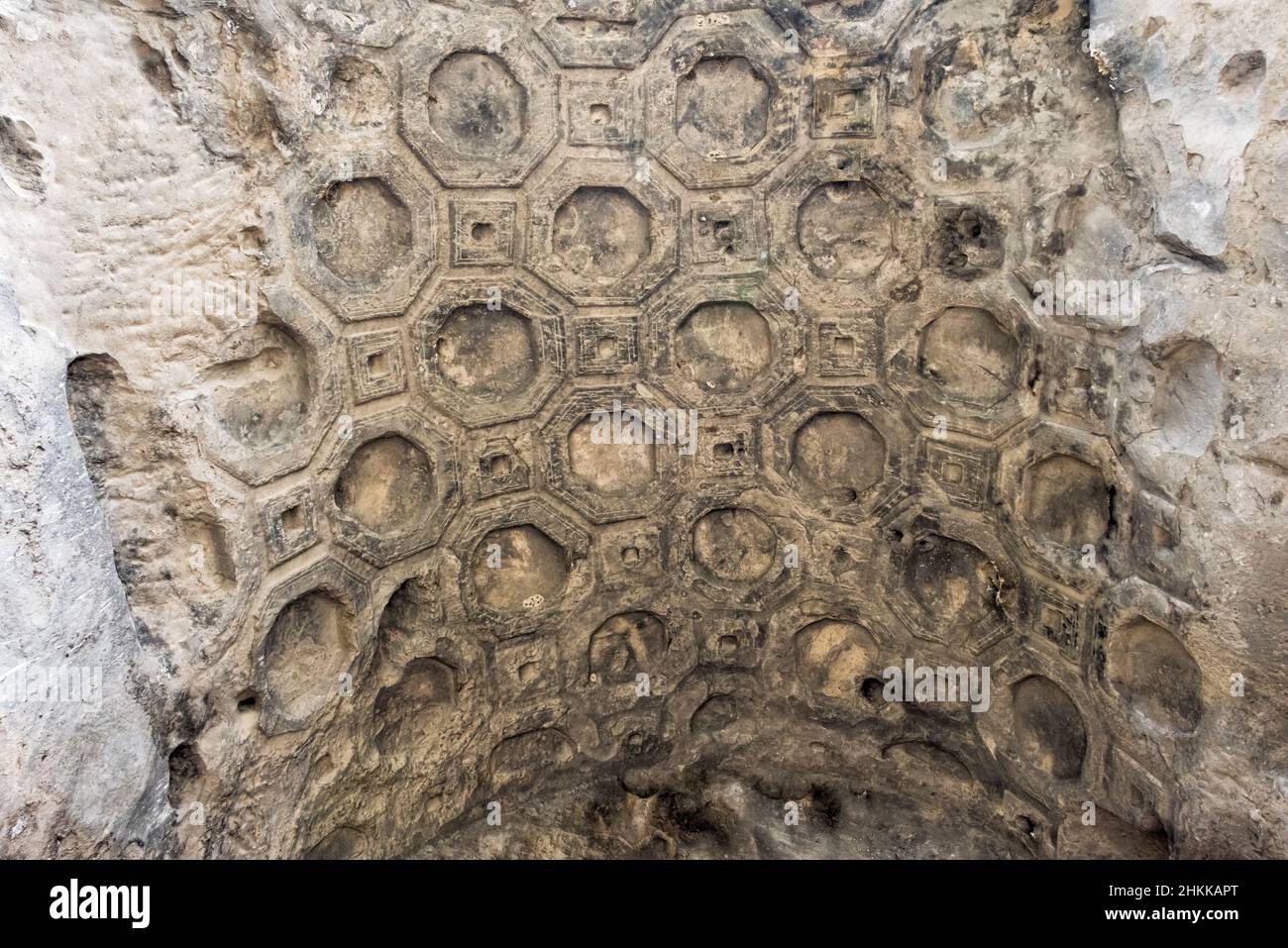 Uplistsikhe Höhlenkomplex, Denkmal der Felsarchitektur, Gori, Georgien Stockfoto