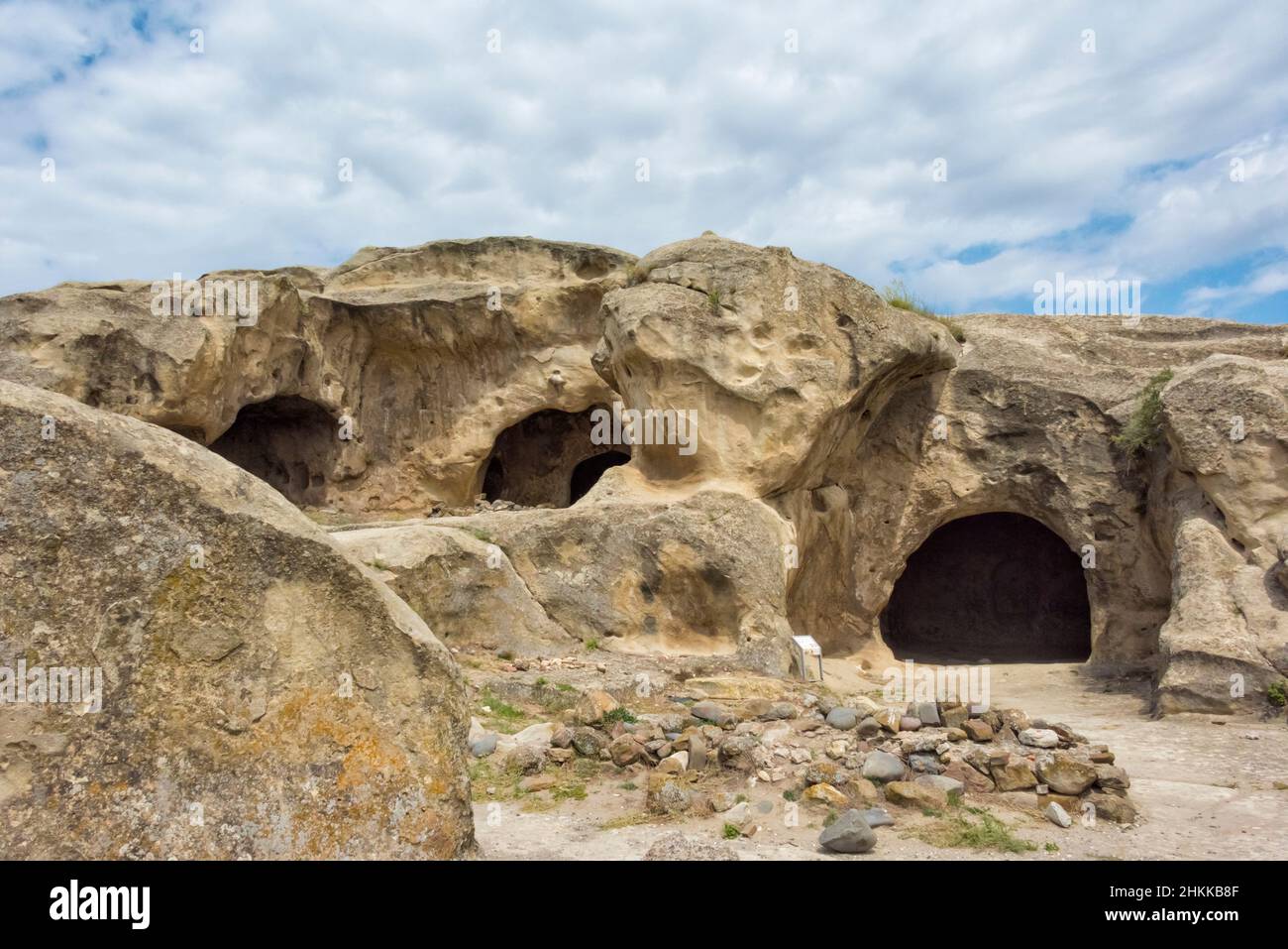 Uplistsikhe Höhlenkomplex, Denkmal der Felsarchitektur, Gori, Georgien Stockfoto