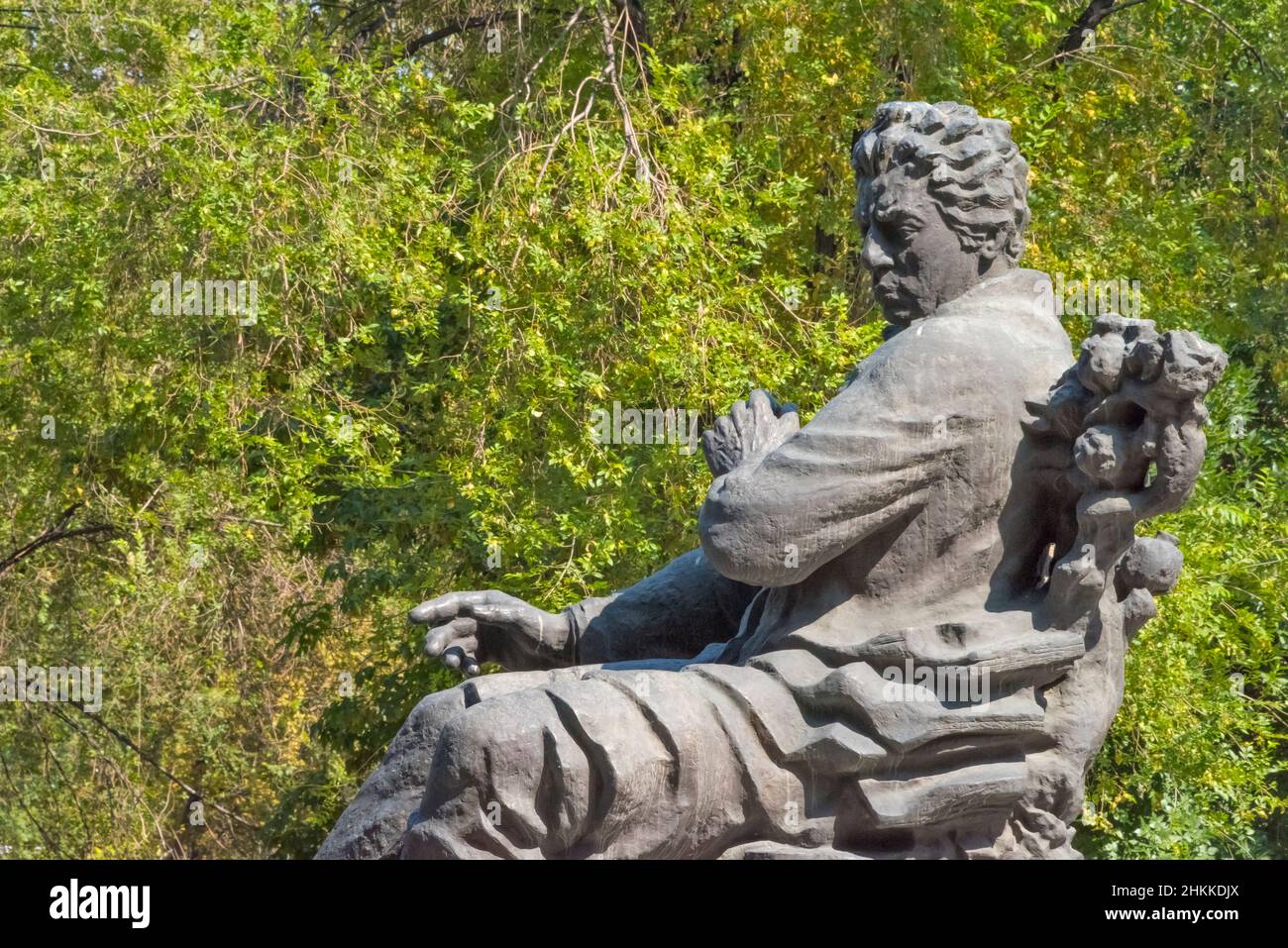 Statue auf dem Platz der Freiheit, Jerewan, Armenien Stockfoto