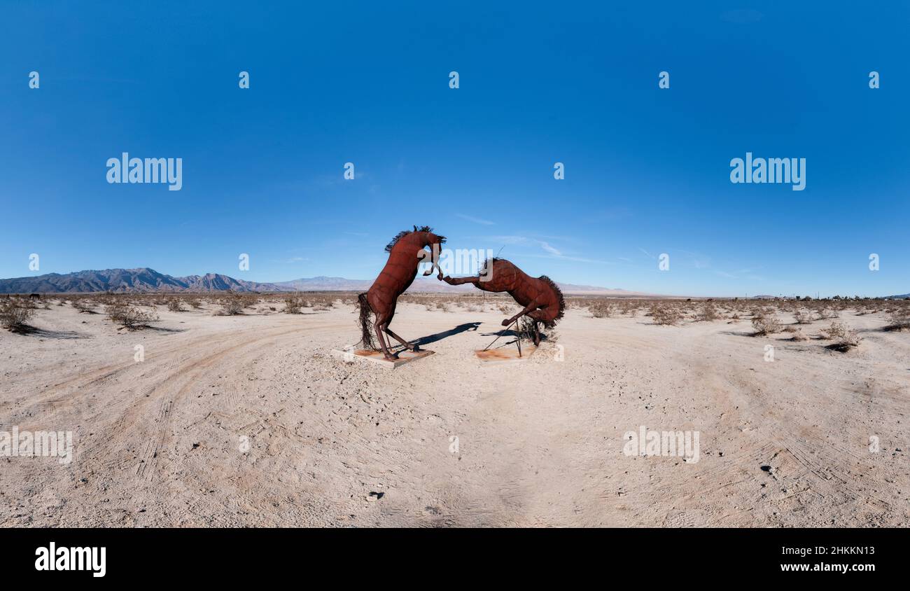 Borrego Springs Skulptur Stockfoto