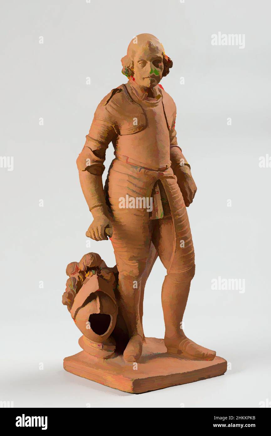 Kunst inspiriert durch Porträt von Johan Maurits 1604-1679, Graf von Nassau-Siegen, in voller Länge, Jan van Logteren, 1727, Klassische Werke, die von Artotop mit einem Hauch von Moderne modernisiert wurden. Formen, Farbe und Wert, auffällige visuelle Wirkung auf Kunst. Emotionen durch Freiheit von Kunstwerken auf zeitgemäße Weise. Eine zeitlose Botschaft, die eine wild kreative neue Richtung verfolgt. Künstler, die sich dem digitalen Medium zuwenden und die Artotop NFT erschaffen Stockfoto