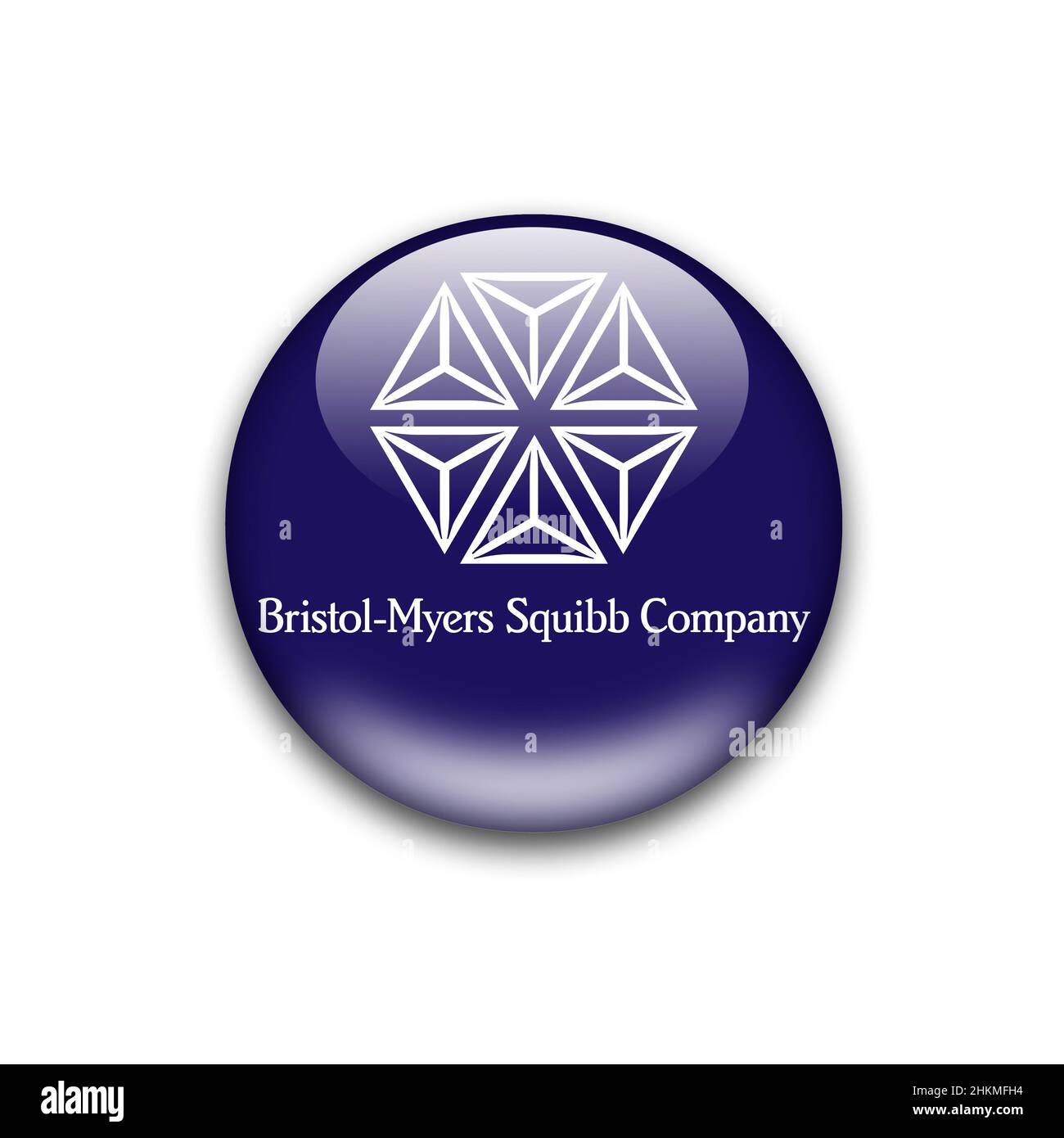 Logo von Bristol-Myers Squibb Company Stockfoto