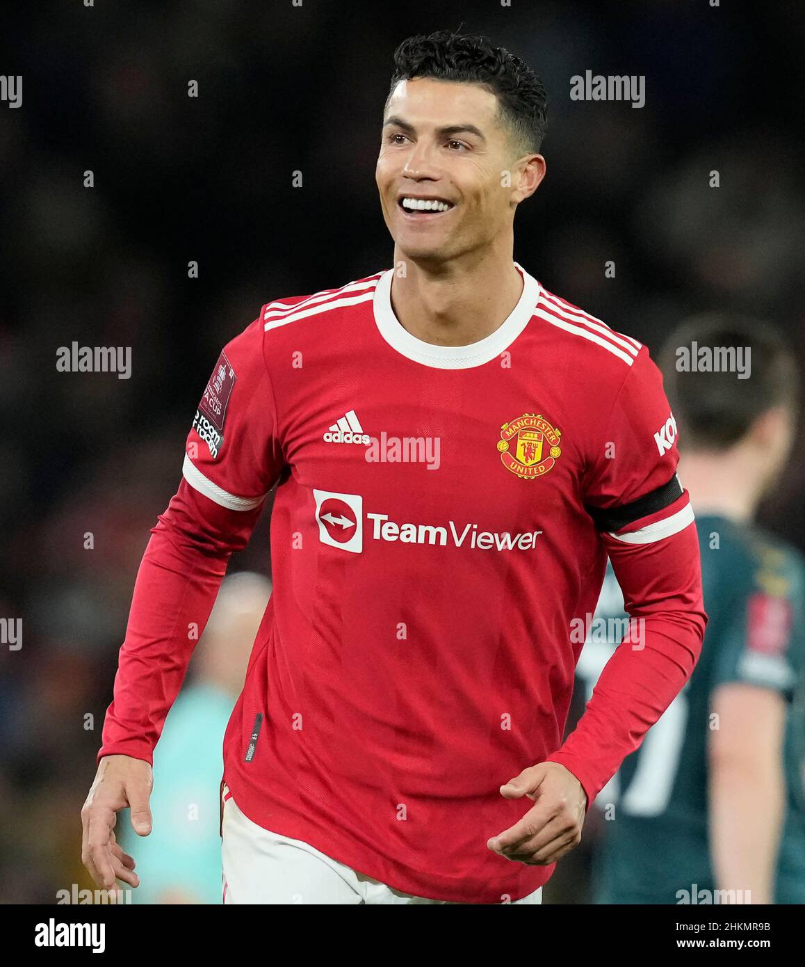 Manchester, Großbritannien. 4th. Februar 2022. Cristiano Ronaldo von Manchester United während des Emirates FA Cup-Spiels in Old Trafford, Manchester. Bildnachweis sollte lauten: Andrew Yates / Sportimage Stockfoto