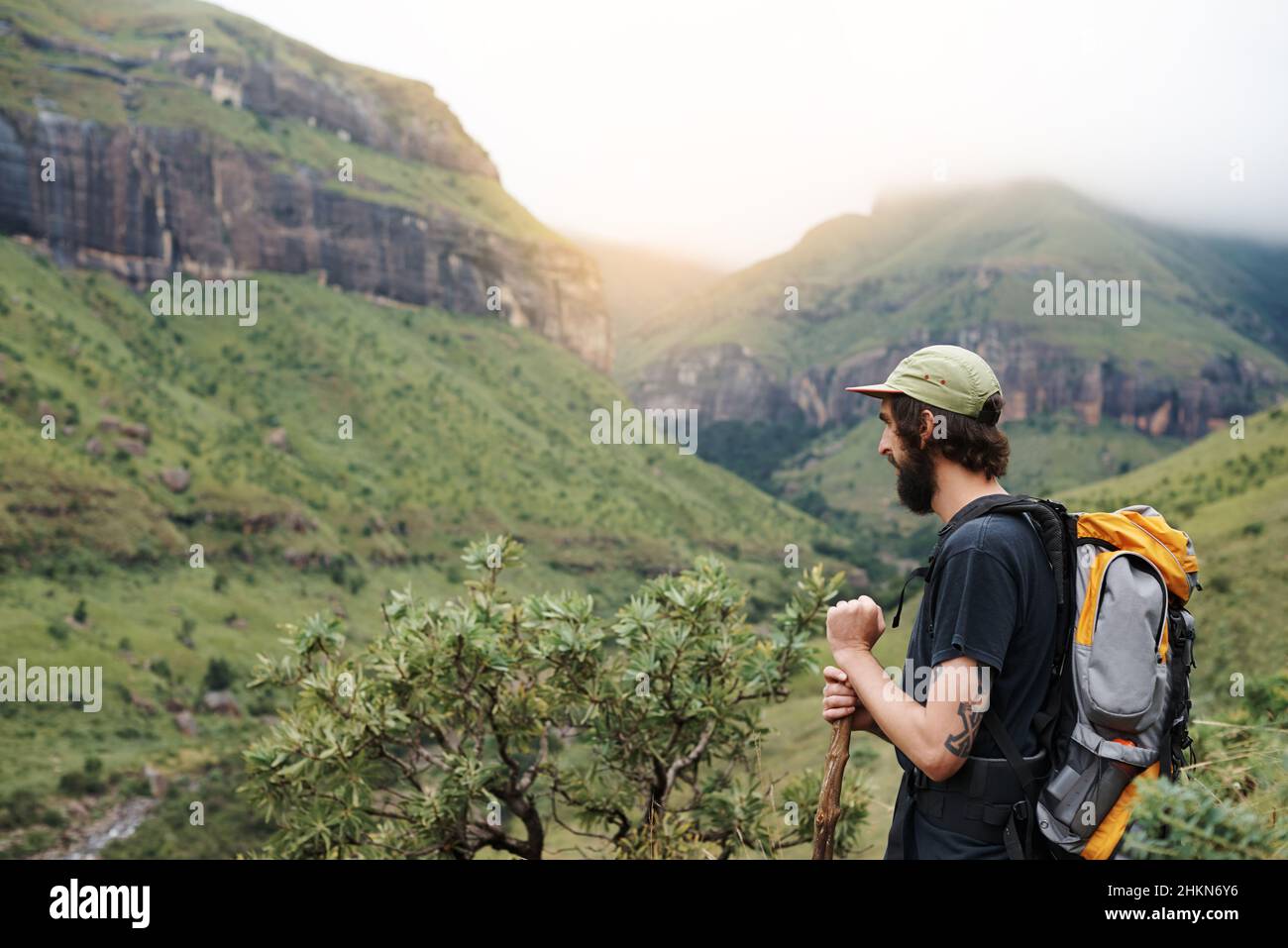 Das Leben war für große Abenteuer gedacht Stockfoto