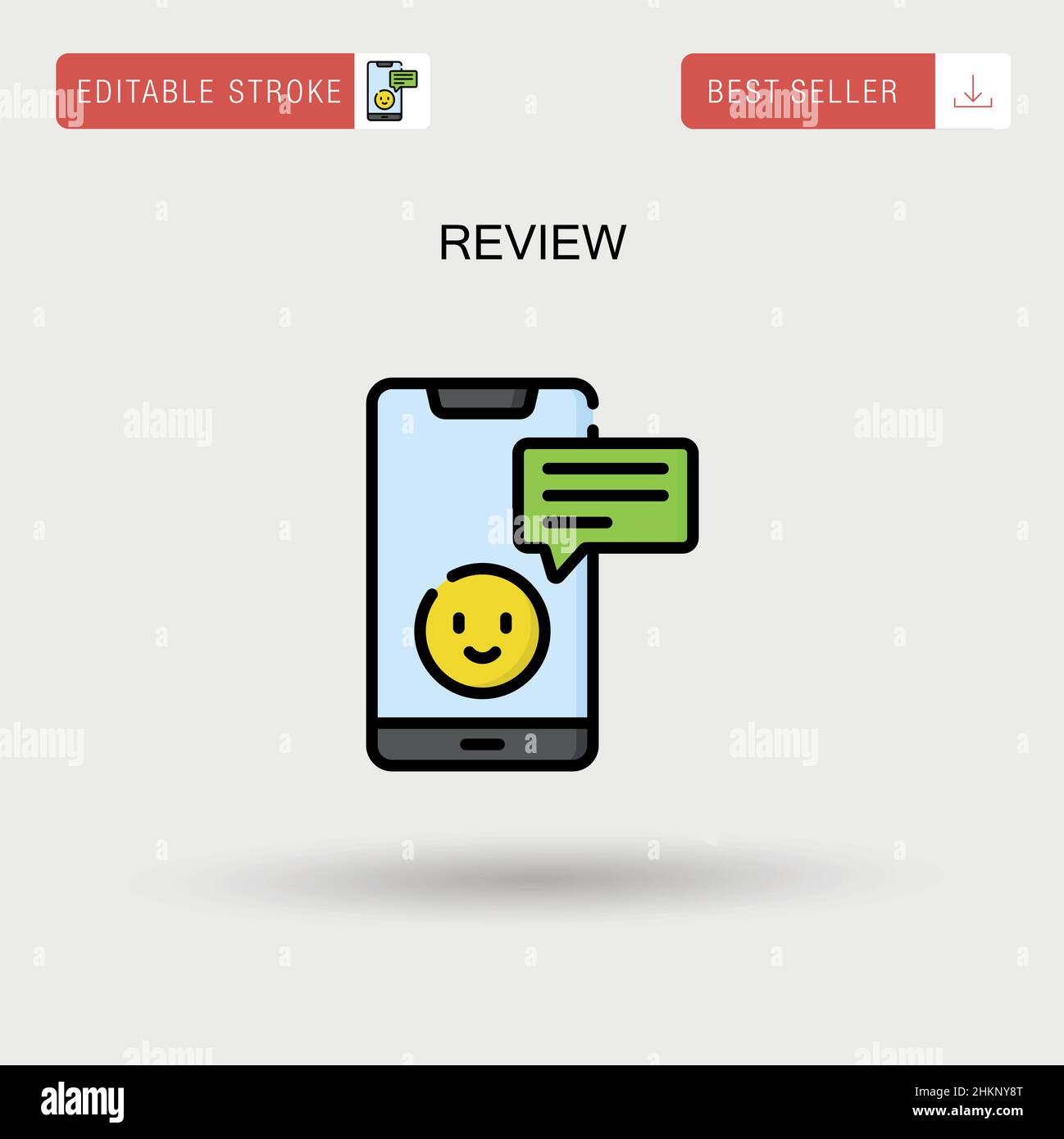 Einfaches Vektorsymbol anzeigen. Stock Vektor