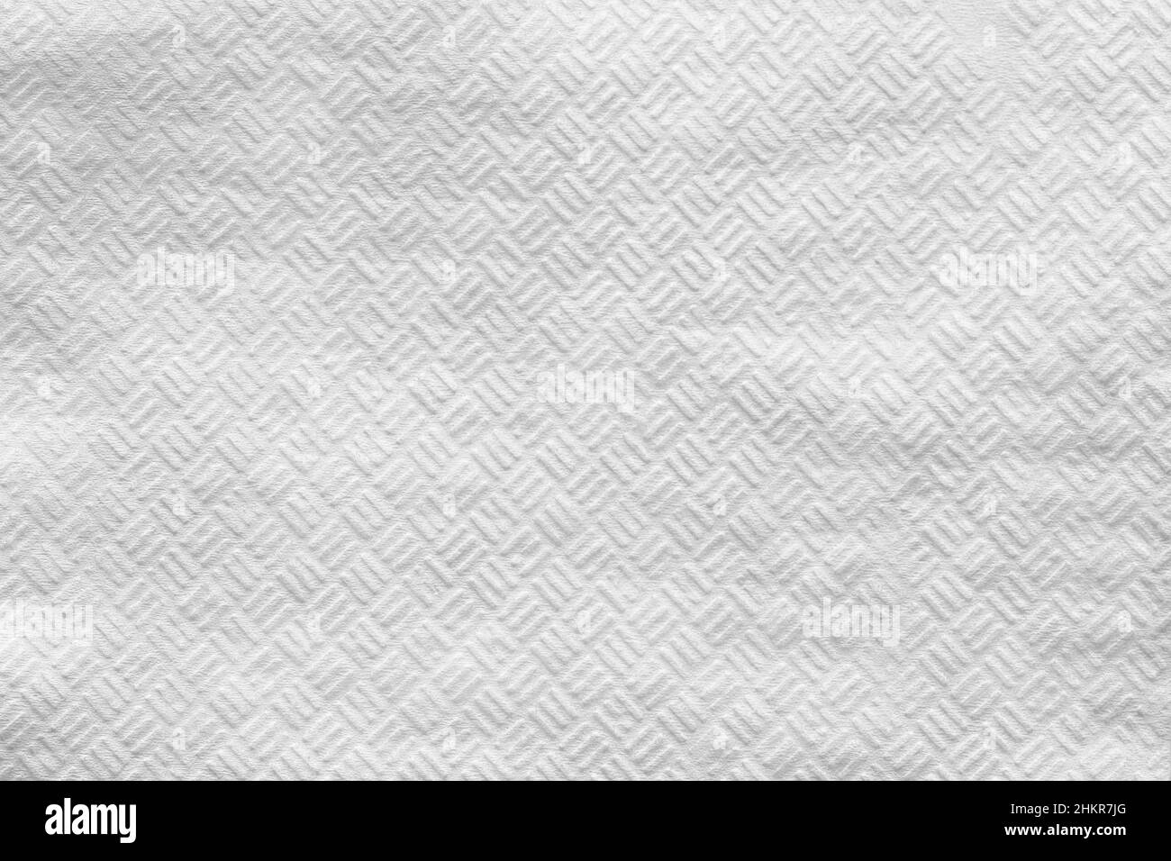 Serviette aus Texturpapier mit abstraktem geometrischem Muster. Hintergrund Stockfoto