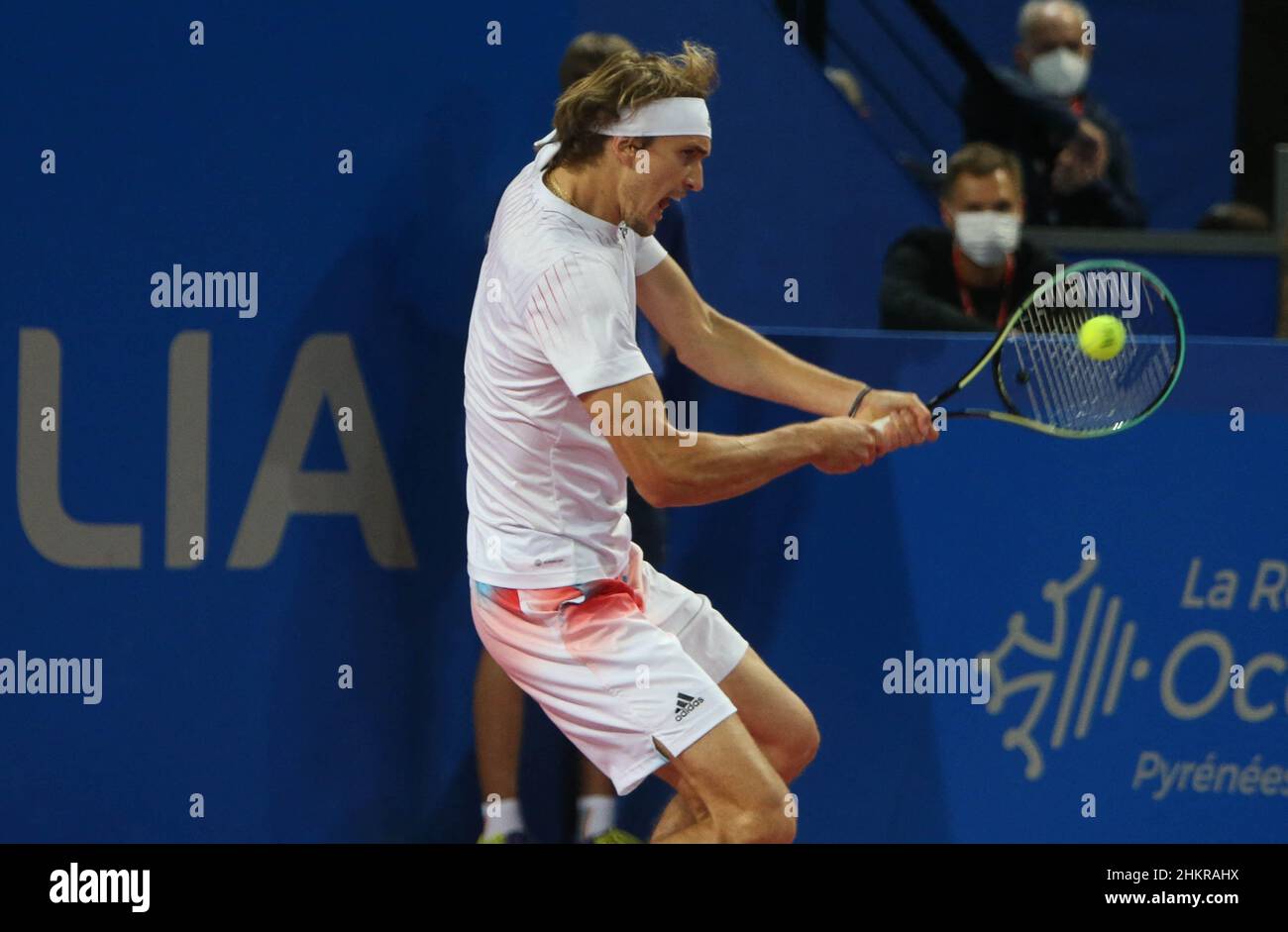 Alexander Zverev aus Deutschland beim Open Sud 2022, ATP 250 Tennisturnier am 05. Februar 2022
