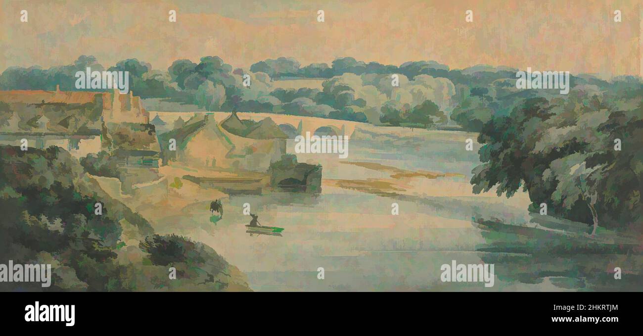 Kunst inspiriert von Kelso, Schottland, Thomas Girtin, 1801, Schottland, Klassische Werke, die von Artotop mit einem Hauch von Moderne modernisiert wurden. Formen, Farbe und Wert, auffällige visuelle Wirkung auf Kunst. Emotionen durch Freiheit von Kunstwerken auf zeitgemäße Weise. Eine zeitlose Botschaft, die eine wild kreative neue Richtung verfolgt. Künstler, die sich dem digitalen Medium zuwenden und die Artotop NFT erschaffen Stockfoto