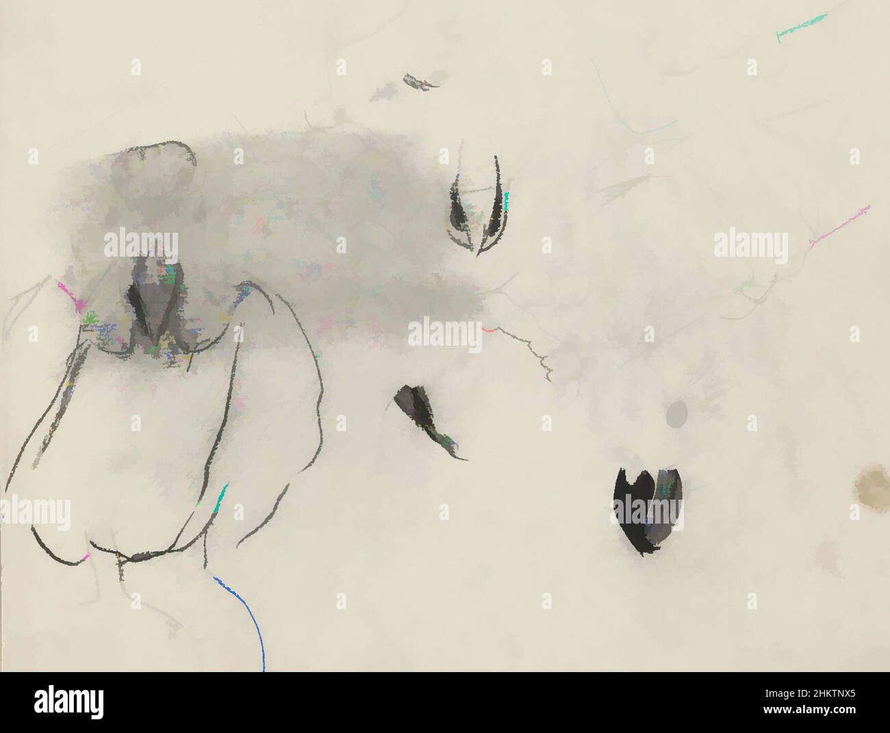 Kunst inspiriert von auch Beinen eines Vogels und eines Schnabels. Geflügel, darunter ein Hahn, Classic Works modernisiert von Artotop mit einem Schuss Moderne. Formen, Farbe und Wert, auffällige visuelle Wirkung auf Kunst. Emotionen durch Freiheit von Kunstwerken auf zeitgemäße Weise. Eine zeitlose Botschaft, die eine wild kreative neue Richtung verfolgt. Künstler, die sich dem digitalen Medium zuwenden und die Artotop NFT erschaffen Stockfoto