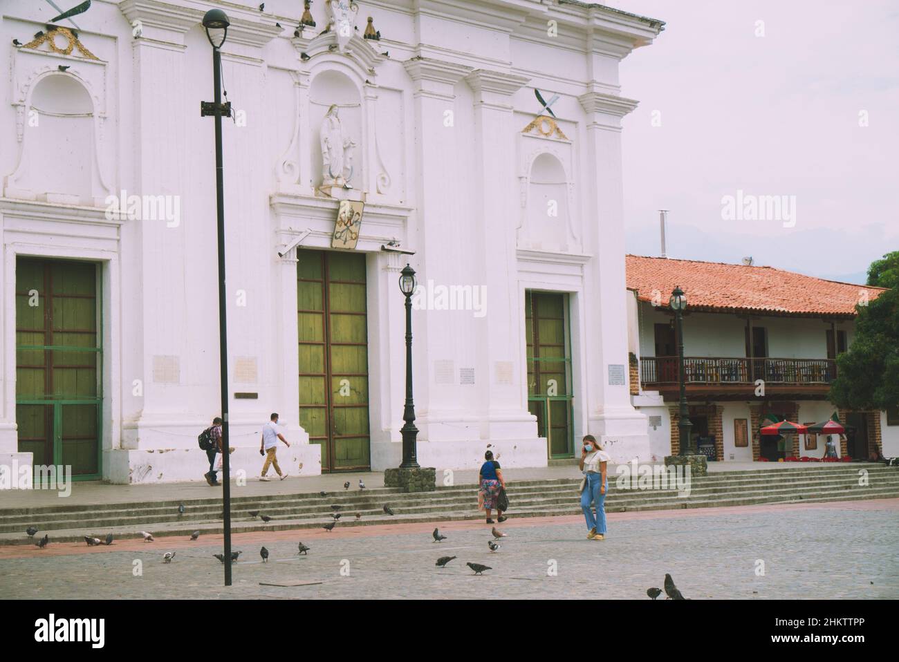 Alte Kolonialstadt Santa fe de Antioquia, Kolumbien Stockfoto