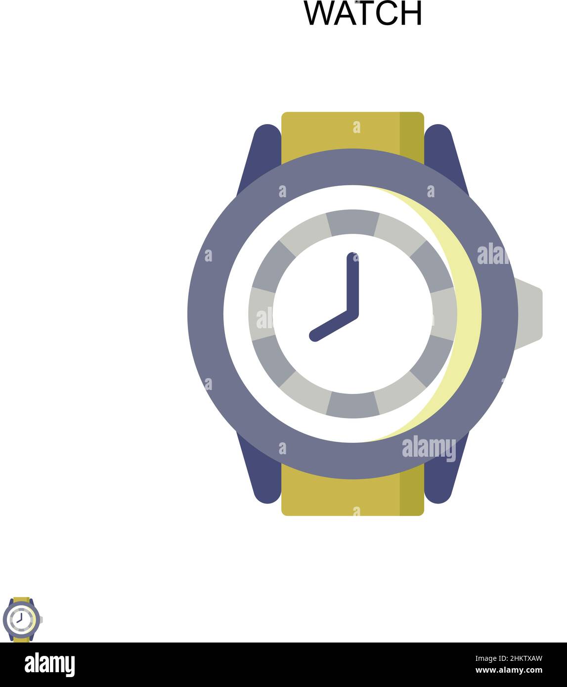 Einfaches Vektorsymbol ansehen. Illustration Symbol Design-Vorlage für Web mobile UI-Element. Stock Vektor