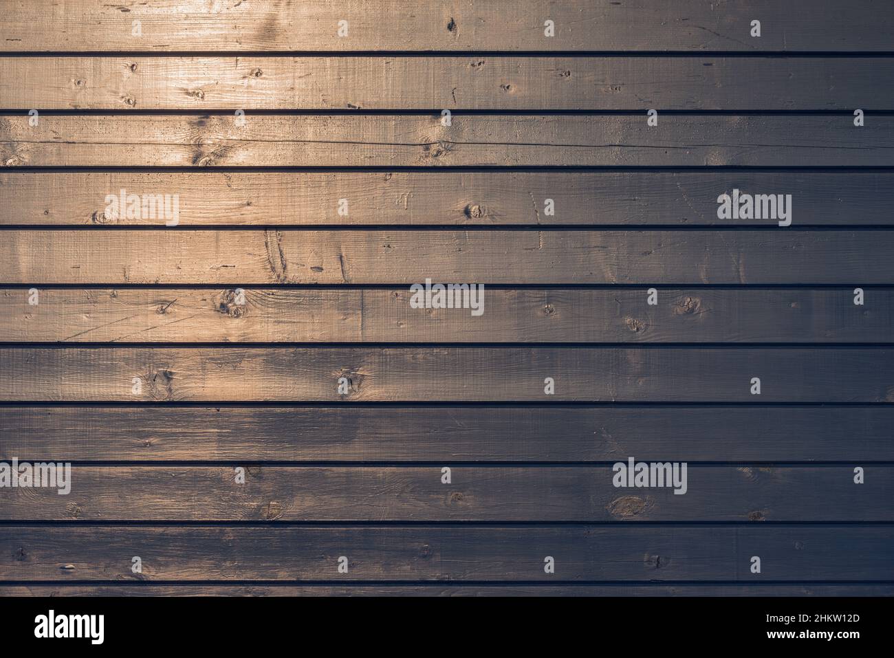 Nahaufnahme des neuen Holztexturhintergrunds. Stockfoto