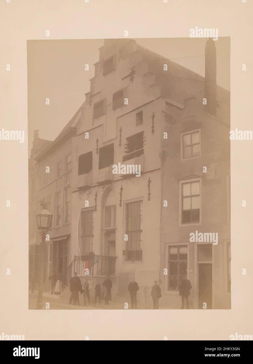 Kunst inspiriert von Blick auf die Gravesteen in Zierikzee, anoniem (Monumentenzorg) (zugeschrieben), Zierikzee, 1893, fotografische Unterstützung, Karton, Albumen Print, Höhe 240 mm × Breite 180 mm, Classic Works modernisiert von Artotop mit einem Schuss Moderne. Formen, Farbe und Wert, auffällige visuelle Wirkung auf Kunst. Emotionen durch Freiheit von Kunstwerken auf zeitgemäße Weise. Eine zeitlose Botschaft, die eine wild kreative neue Richtung verfolgt. Künstler, die sich dem digitalen Medium zuwenden und die Artotop NFT erschaffen Stockfoto