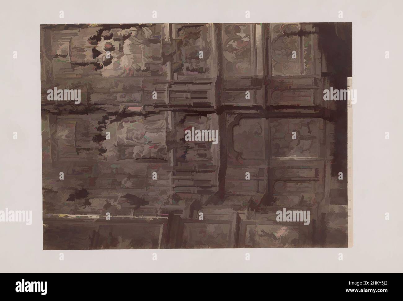 Kunst inspiriert von Detail der Tabelle des Hauptaltars der Kathedrale, Sevilla, Spanien, Steinreliefs mit biblischen Darstellungen an der Ober- und Unterseite von Pflanzenmotiven. Juan Laurent, Madrid, c. 1857 - c. 1890, fotografischer Träger, Karton, Albumendruck, Höhe 335 mm × Breite 245, Klassische Werke von Artotop mit einem Schuss Moderne modernisiert. Formen, Farbe und Wert, auffällige visuelle Wirkung auf Kunst. Emotionen durch Freiheit von Kunstwerken auf zeitgemäße Weise. Eine zeitlose Botschaft, die eine wild kreative neue Richtung verfolgt. Künstler, die sich dem digitalen Medium zuwenden und die Artotop NFT erschaffen Stockfoto