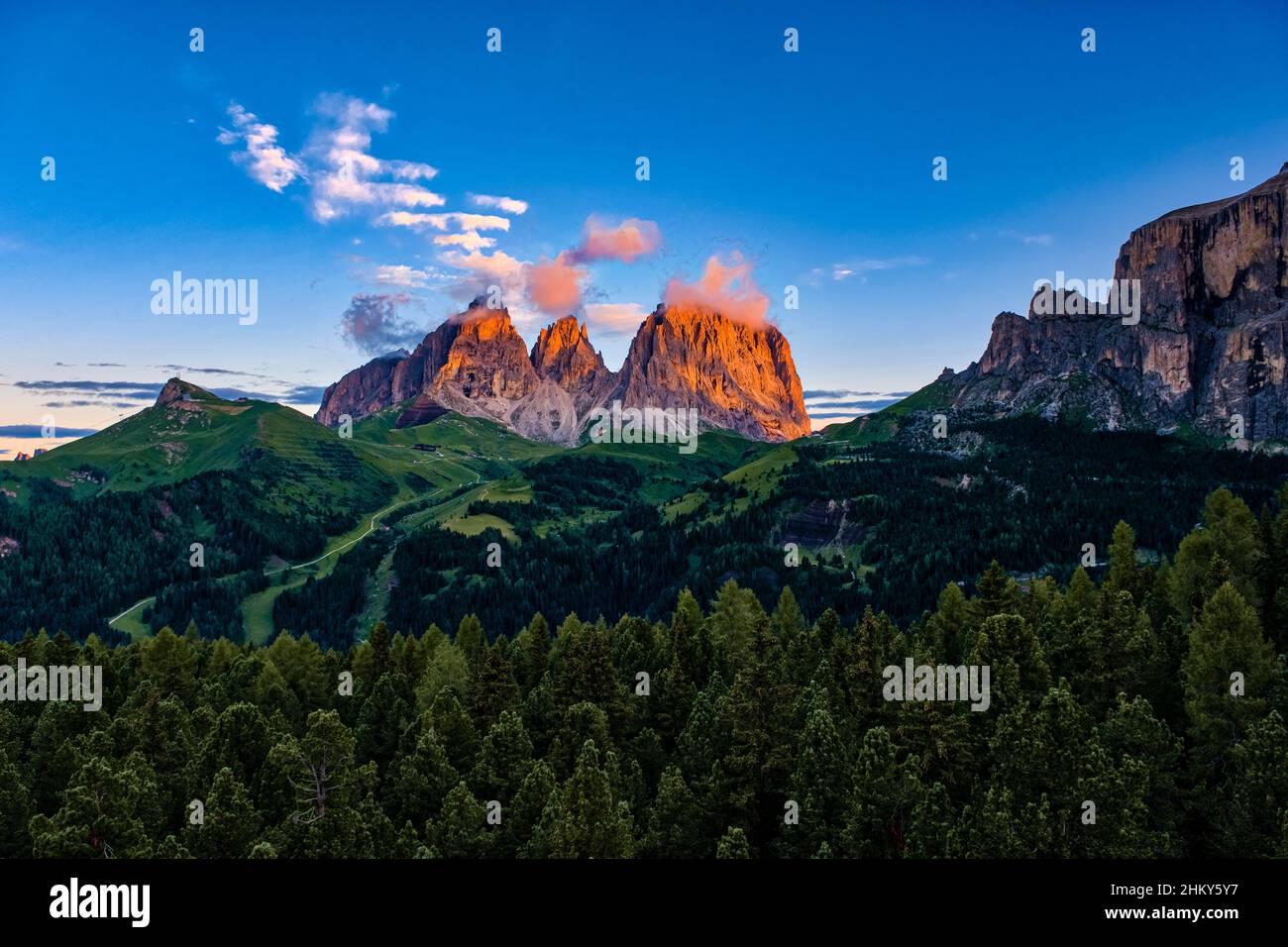 Wunderbar Hchster Berg Der Sellagruppe Ebenbild