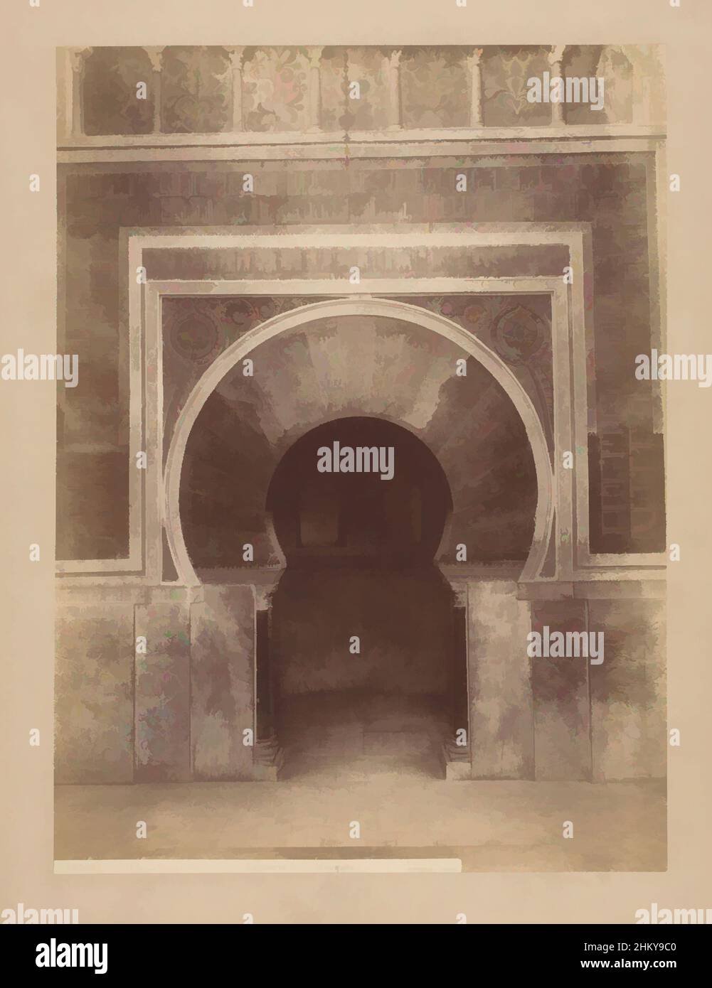 Kunst inspiriert durch das Tor der Gebetsnische (mihrāb) in der Mezquita in Córdoba, Córdoba. Puerta del Mihrab ó Santuario de la Mezquita, Juan Laurent, Mezquita, c. 1875 - c. 1900, Karton, Albumendruck, Höhe 379 mm × Breite 279 mm, Classic Works modernisiert von Artotop mit einem Schuss Moderne. Formen, Farbe und Wert, auffällige visuelle Wirkung auf Kunst. Emotionen durch Freiheit von Kunstwerken auf zeitgemäße Weise. Eine zeitlose Botschaft, die eine wild kreative neue Richtung verfolgt. Künstler, die sich dem digitalen Medium zuwenden und die Artotop NFT erschaffen Stockfoto Kunst inspiriert durch das Tor der Gebetsnische (mihrāb) in der Mezquita in Córdoba, Córdoba. Puerta del Mihrab ó Santuario de la Mezquita, Juan Laurent, Mezquita, c. 1875 - c. 1900, Karton, Albumendruck, Höhe 379 mm × Breite 279 mm, Classic Works modernisiert von Artotop mit einem Schuss Moderne. Formen, Farbe und Wert, auffällige visuelle Wirkung auf Kunst. Emotionen durch Freiheit von Kunstwerken auf zeitgemäße Weise. Eine zeitlose Botschaft, die eine wild kreative neue Richtung verfolgt. Künstler, die sich dem digitalen Medium zuwenden und die Artotop NFT erschaffen Stockfoto