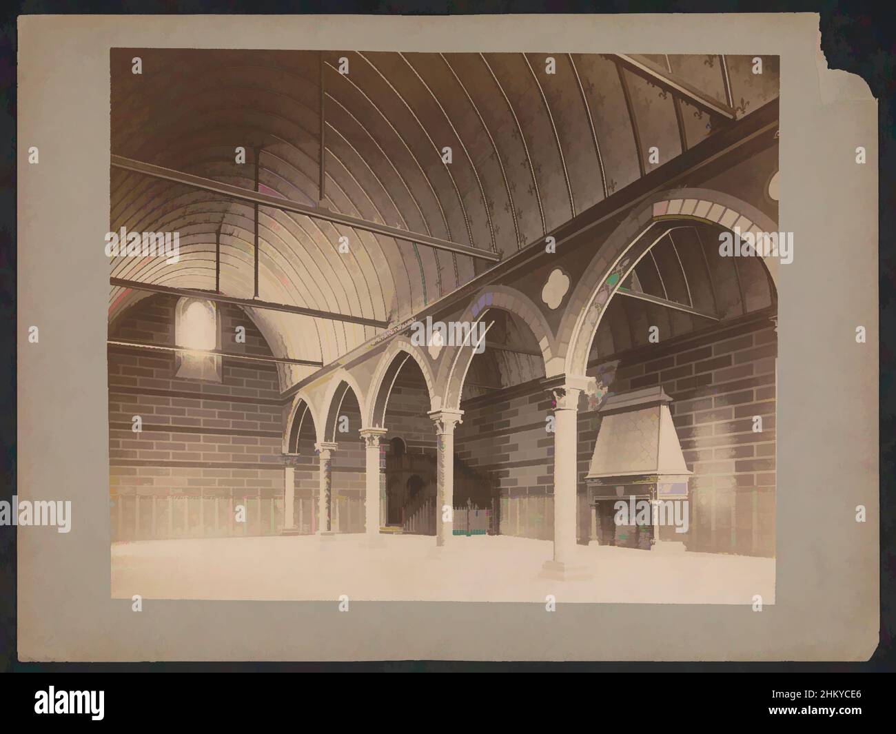 Kunst inspiriert von Room in the Castle of Blois, Kasteel van Blois, 1850 - 1900, Karton, Albumendruck, Höhe 259 mm × Breite 344 mm, Classic Works modernisiert von Artotop mit einem Schuss Modernität. Formen, Farbe und Wert, auffällige visuelle Wirkung auf Kunst. Emotionen durch Freiheit von Kunstwerken auf zeitgemäße Weise. Eine zeitlose Botschaft, die eine wild kreative neue Richtung verfolgt. Künstler, die sich dem digitalen Medium zuwenden und die Artotop NFT erschaffen Stockfoto