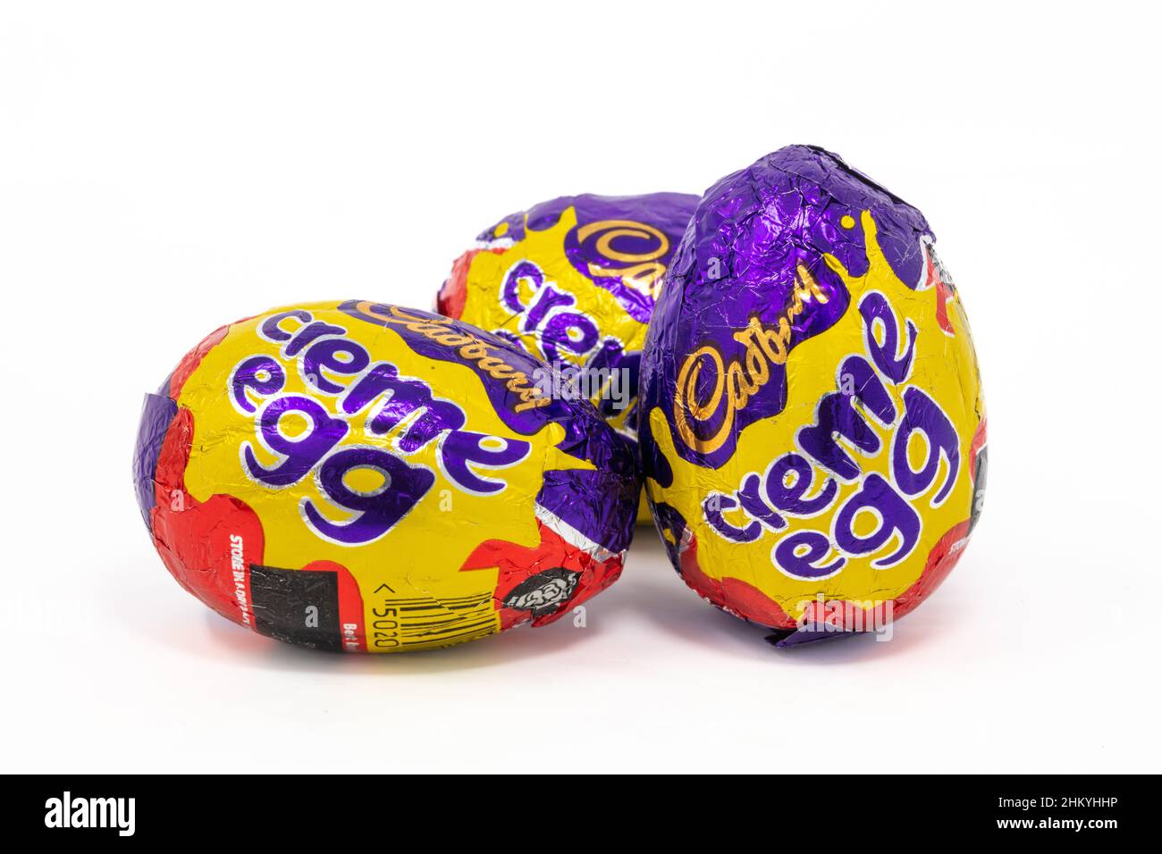 Cadbury Creme Eier Stockfoto