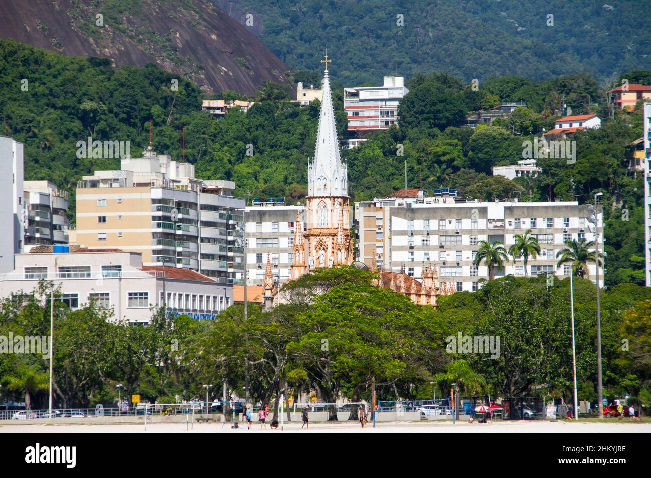 Botafogo Cove in Rio de Janeiro, Brasilien - 20. Januar 2022: Blick auf Botafogo Cove in Rio de Janeiro. Stockfoto