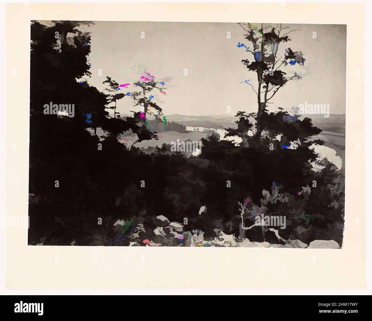 Kunst inspiriert von Chattanooga Valley aus Lookout Mountain, George N. Barnard, Vereinigte Staaten von Amerika, 1864 - 1866, Albumendruck, Höhe 427 mm × Breite 524 mmhöhe 255 mm × Breite 358 mm, Classic Works modernisiert von Artotop mit einem Schuss Moderne. Formen, Farbe und Wert, auffällige visuelle Wirkung auf Kunst. Emotionen durch Freiheit von Kunstwerken auf zeitgemäße Weise. Eine zeitlose Botschaft, die eine wild kreative neue Richtung verfolgt. Künstler, die sich dem digitalen Medium zuwenden und die Artotop NFT erschaffen Stockfoto