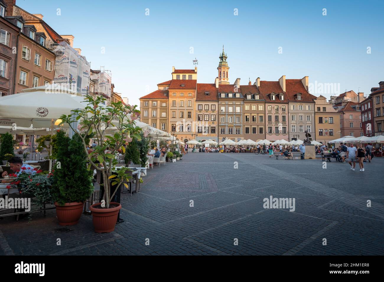 Old Town Market Place - Warschau, Polen Stockfoto