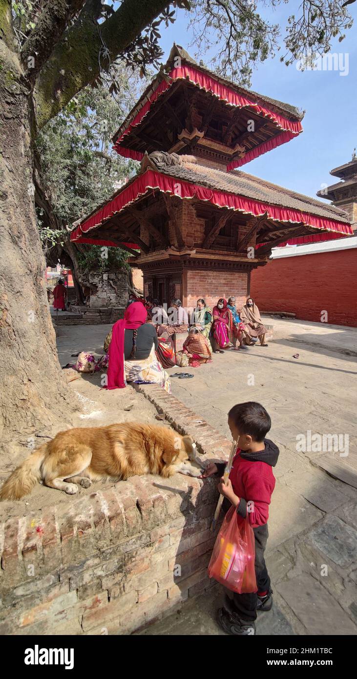 Kathmandu Durbar Square Stockfoto