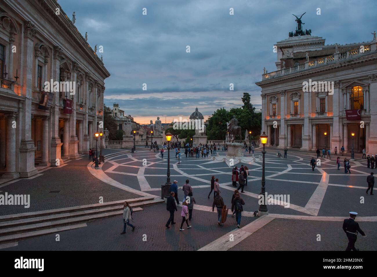 Rom, Italien 21/10/2015: Campidoglio Platz. ©Andrea Sabbadini Stockfoto