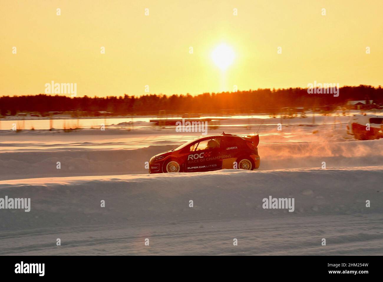 03.02.2022, , Pite Havsbad Piteå, ROC - Race of Champions 2022 , im Bild COLTON HERTA (USA) Stockfoto