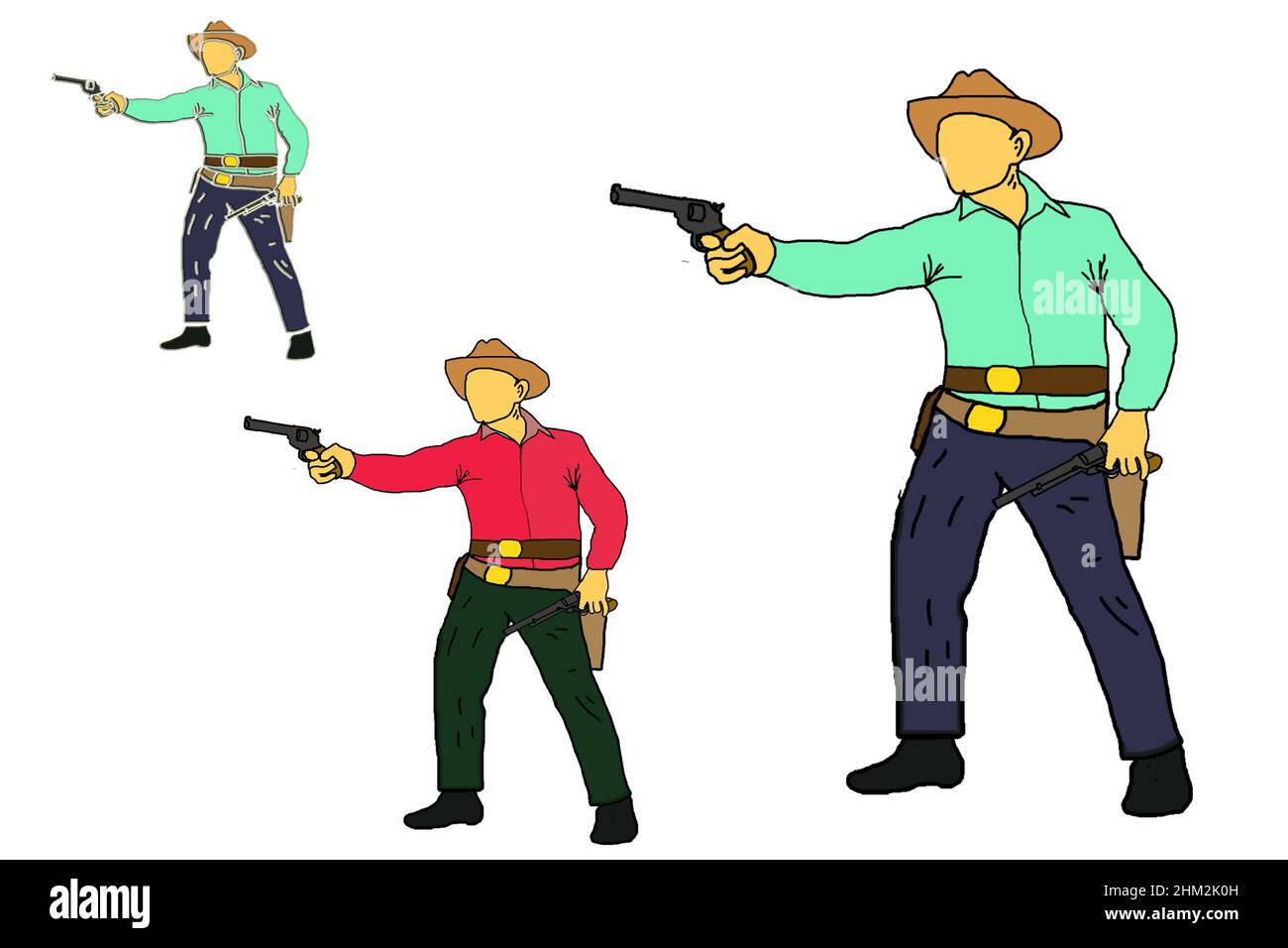 Cowboy Stockfoto