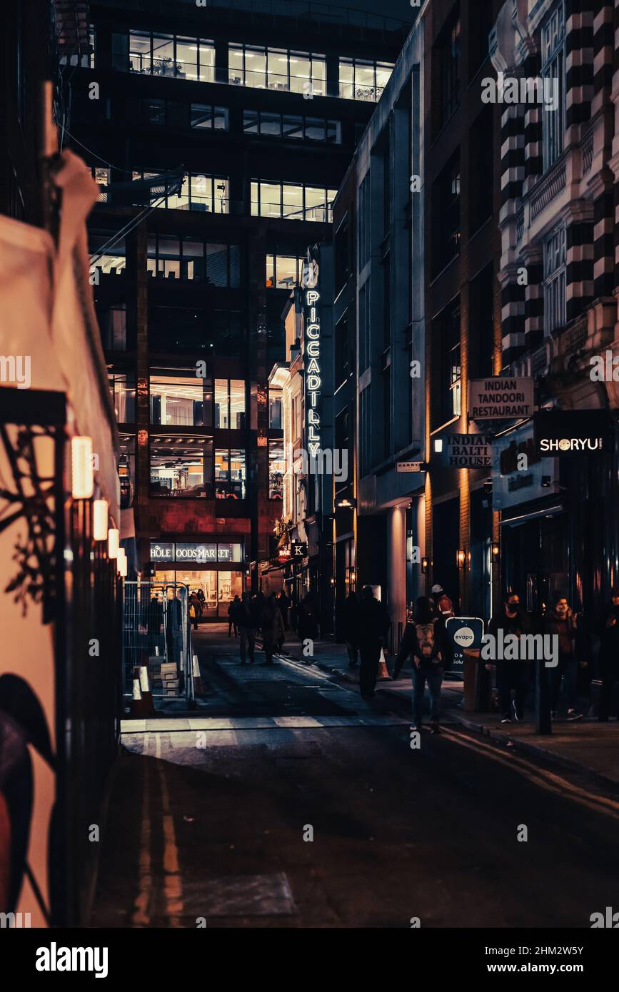 London West End und um Piccadilly Stockfoto