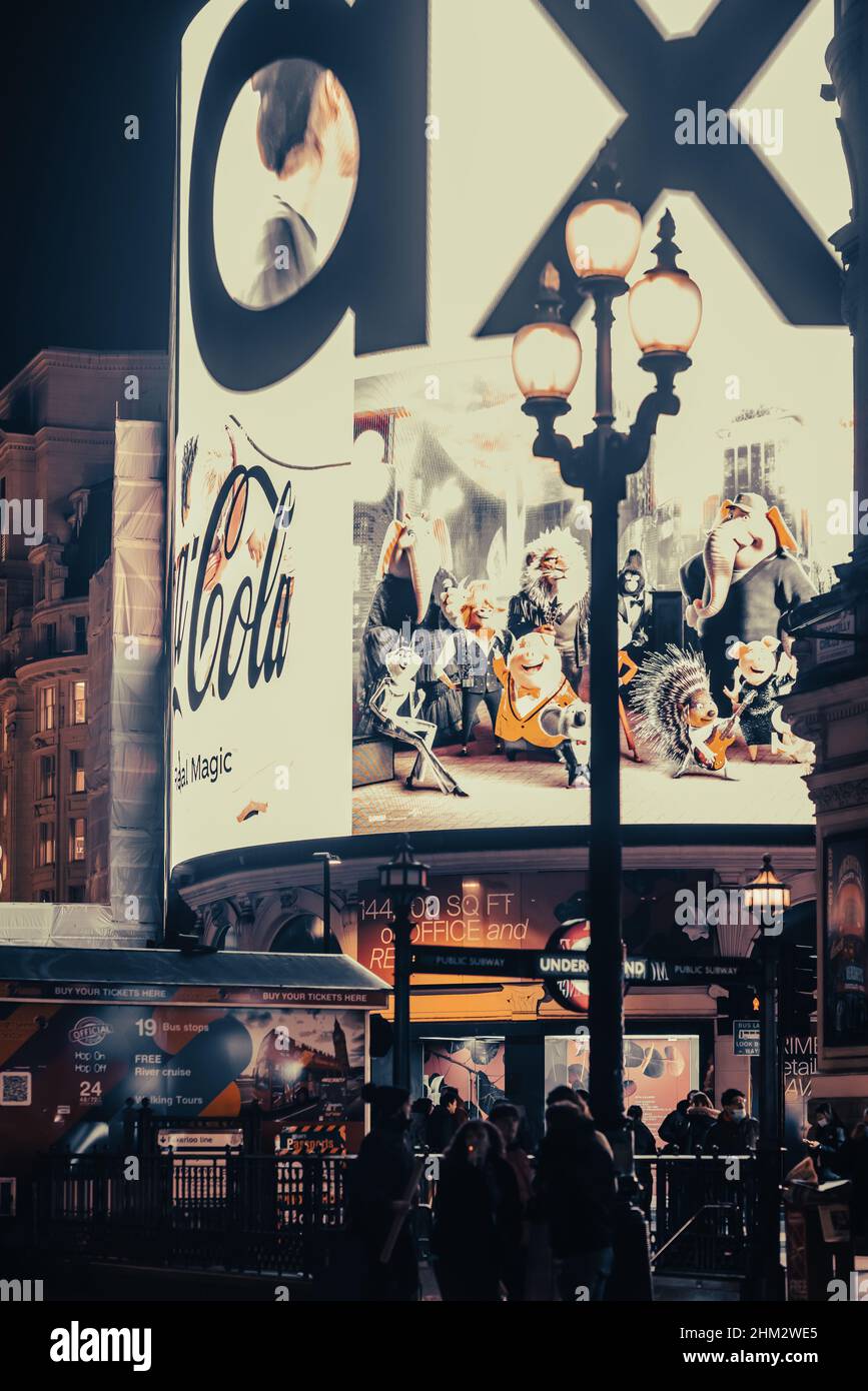 London West End und um Piccadilly Stockfoto