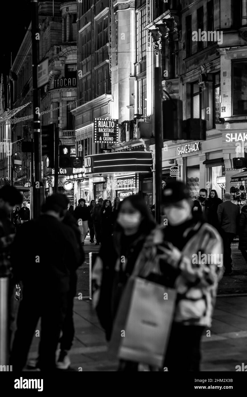 London West End und um Piccadilly Stockfoto