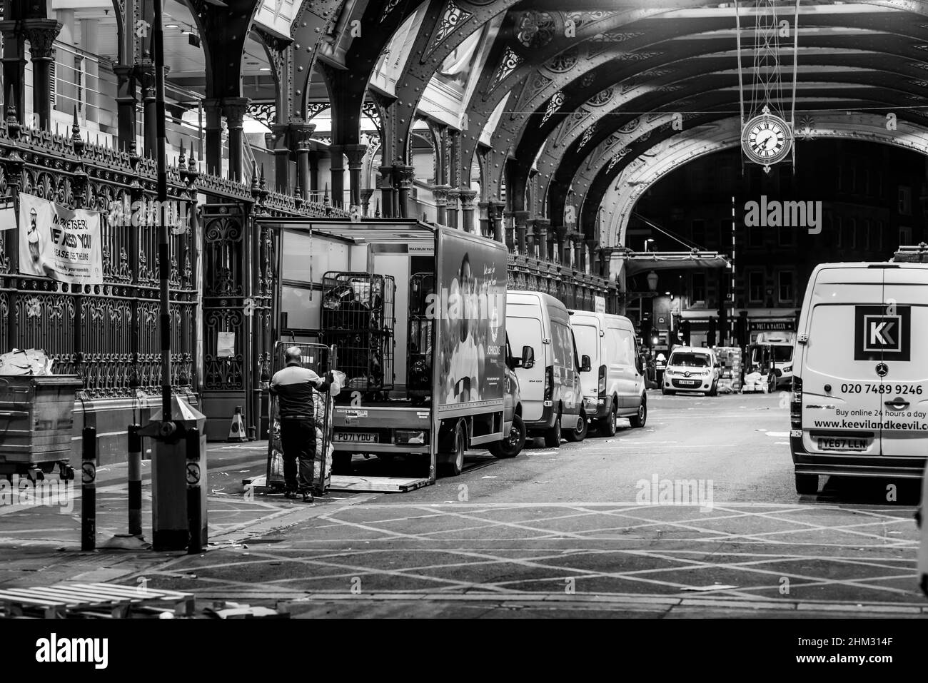 London rund um den Smithfield Market Stockfoto