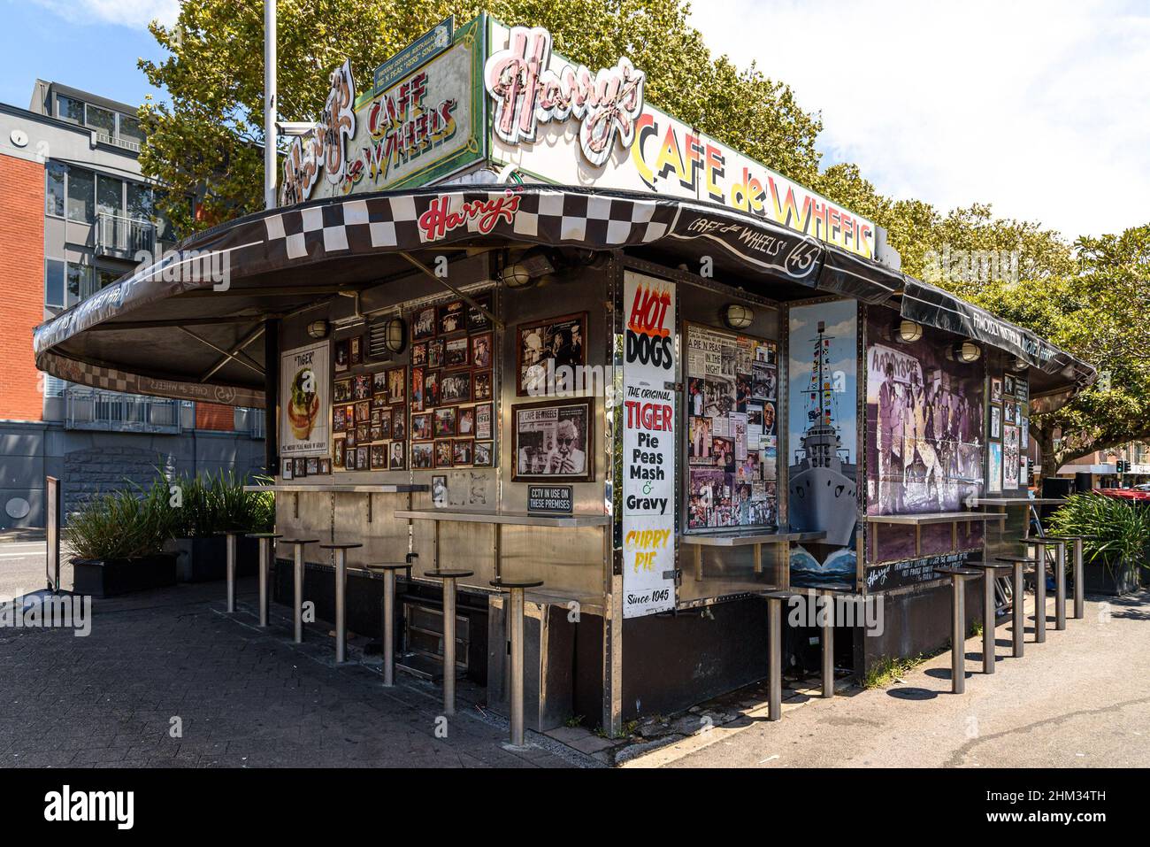 Harry's Cafe de Wheels in Woolloomooloo, Sydney Stockfoto