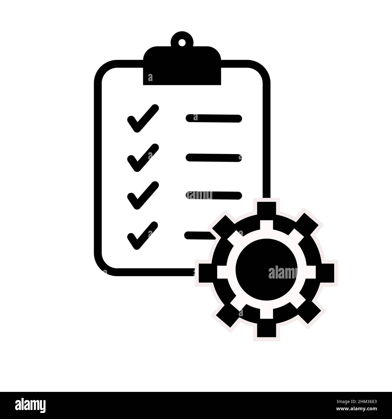 Abstraktes Vektor-Symbol auf der weißen, Illustration isoliert für Grafik-und Web-Design. Einfaches, flaches Symbol. Stock Vektor