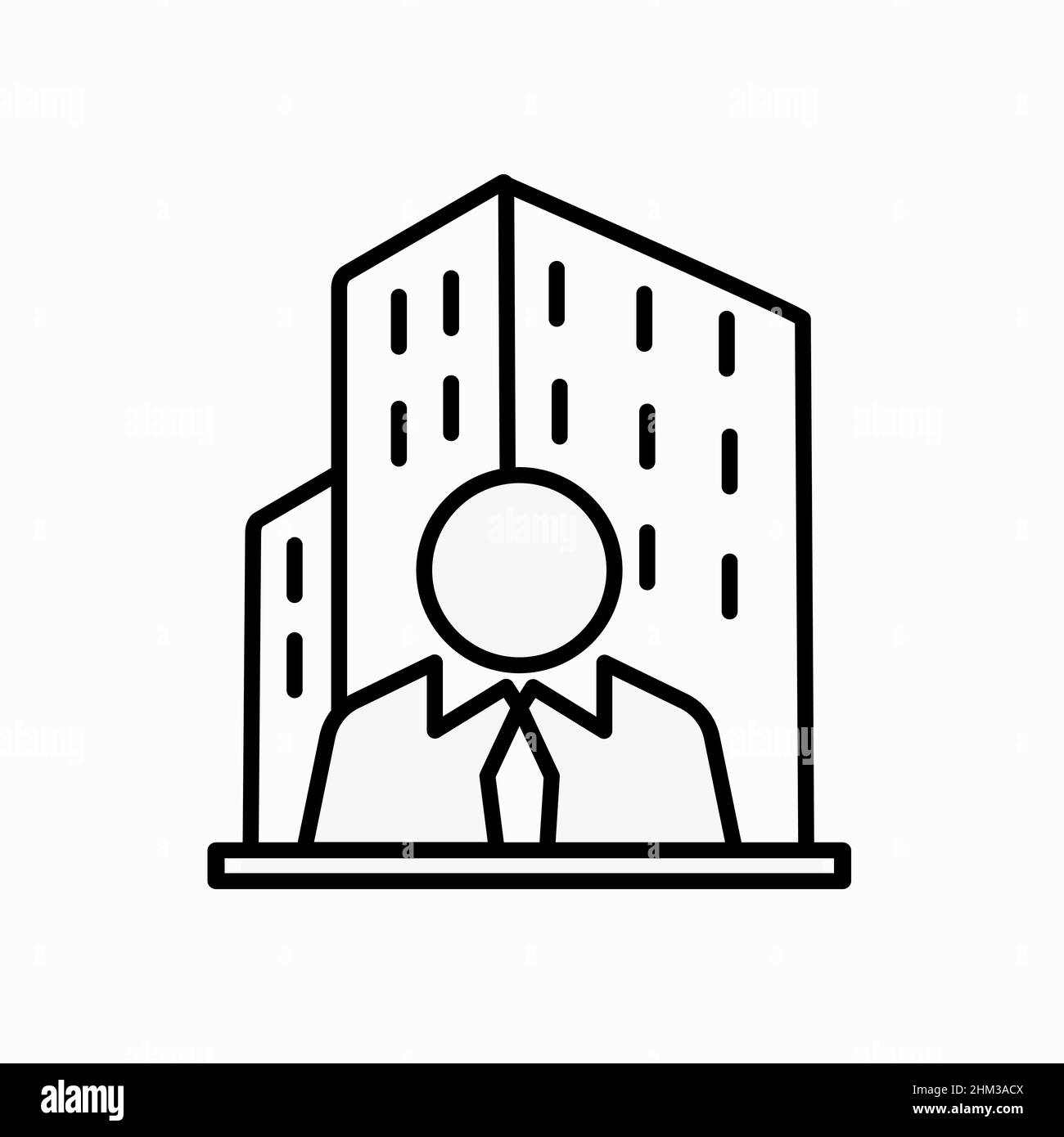 Abstraktes Vektorsymbol auf Weiß, isolierte Illustrationen für Grafik- und Webdesign. Perfekte schwarze Piktogrammdarstellung auf weißem Hintergrund. Stock Vektor