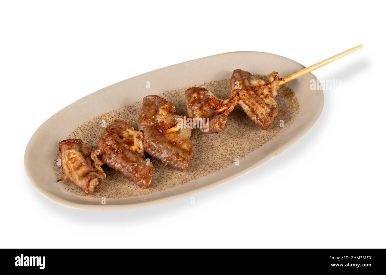 Mala Grill mit Sichuanpfeffer, scharf und würzig und lecker Street Food Stockfoto