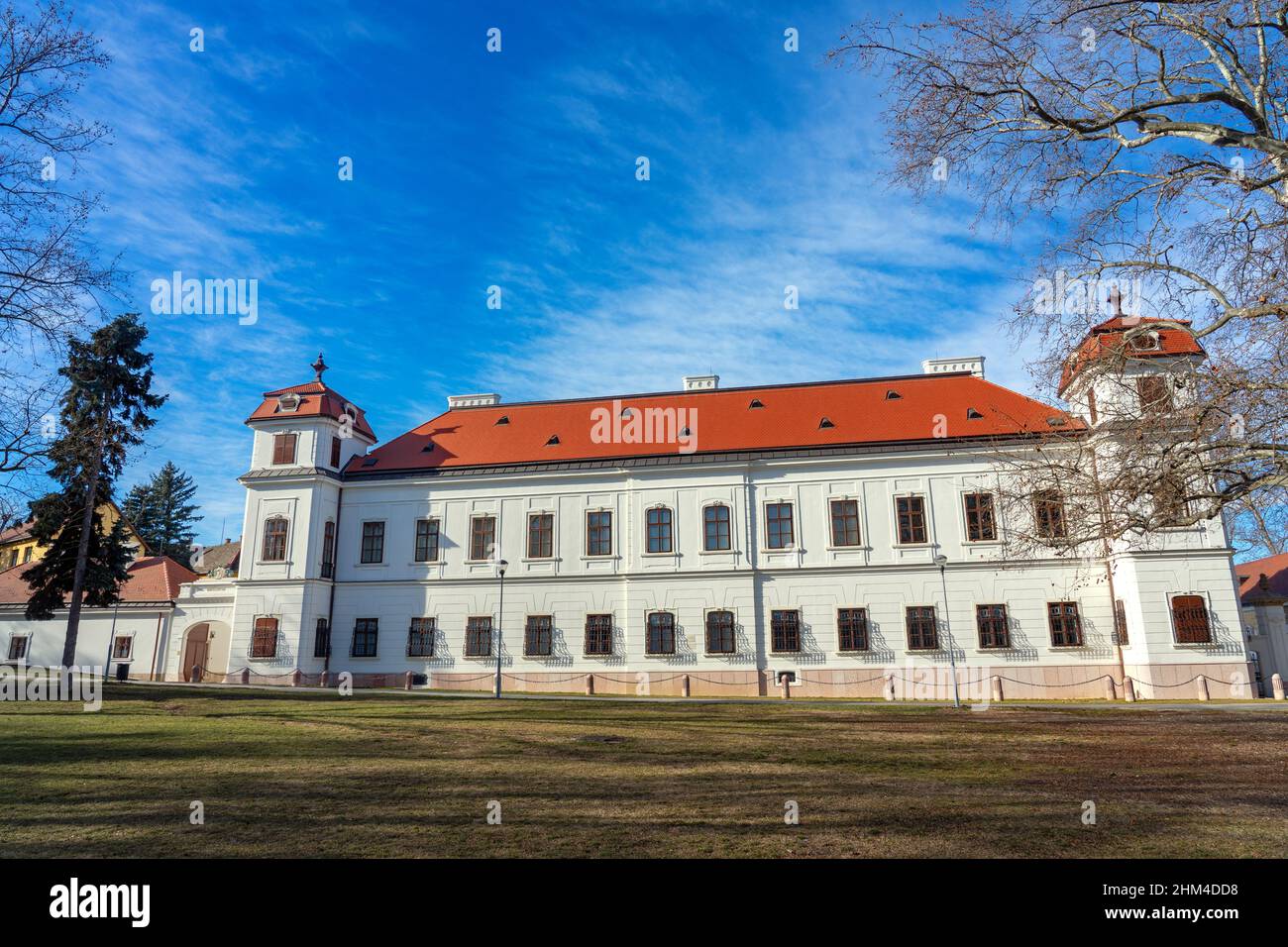 Wunderschön renovierte Esterhazy Catle in Tata Ungarn Stockfoto